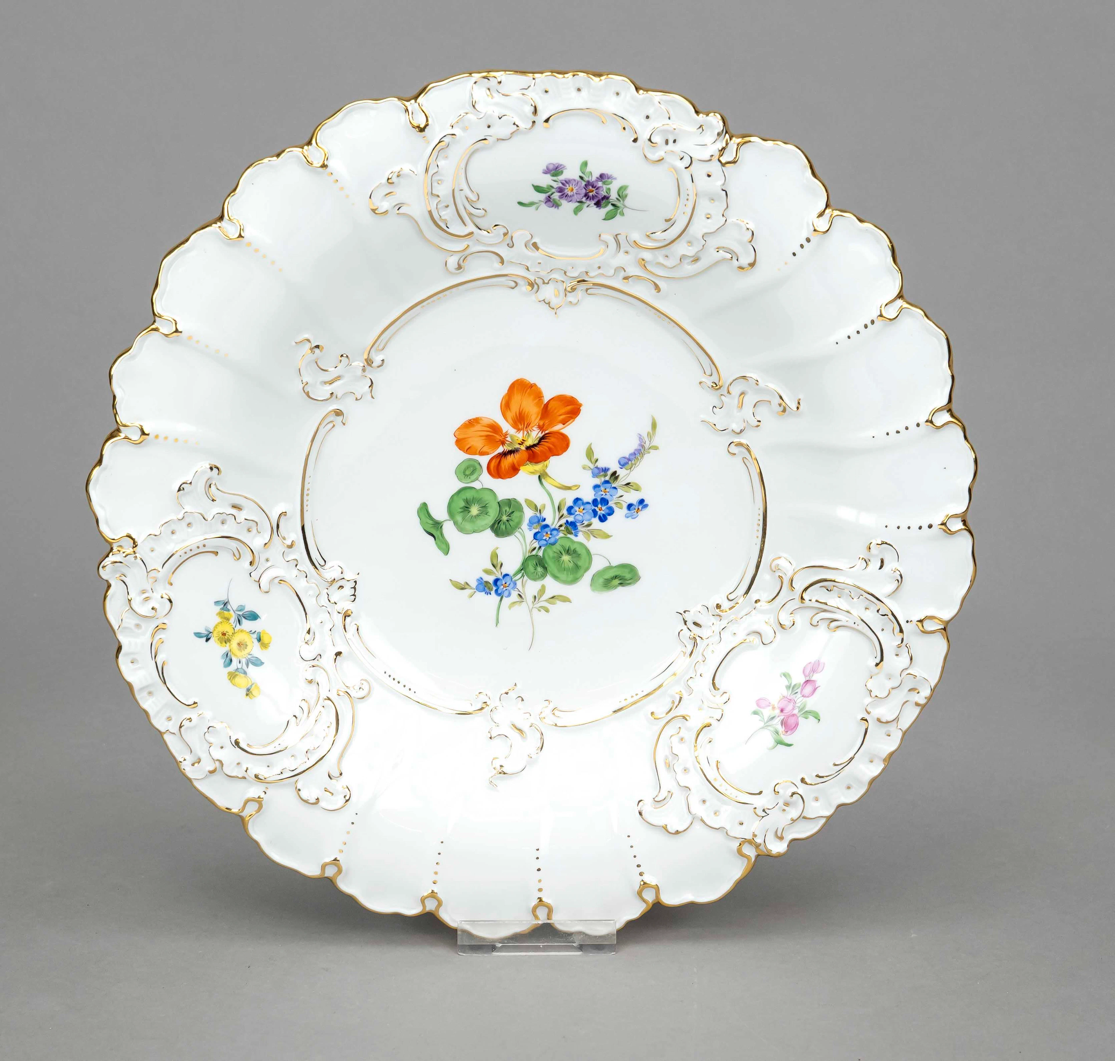 Prunkteller, Meissen, 1970er Jahre