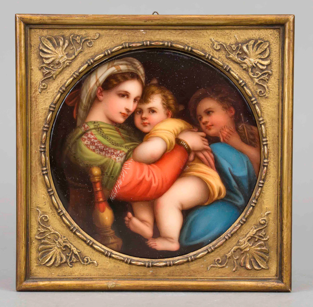 Tondo mit Madonna delle Sedia, 19