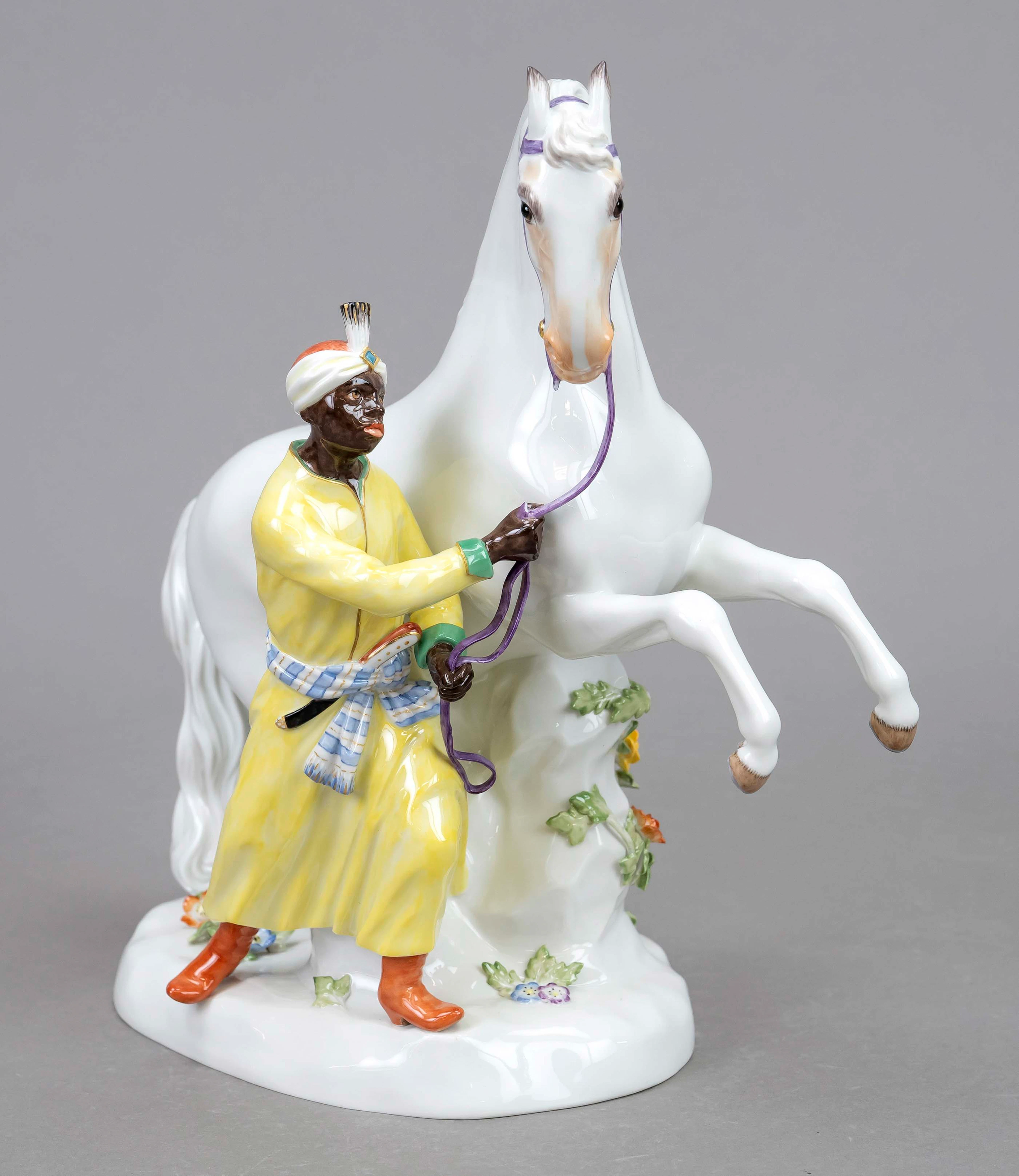 Mohr mit Pferd, Meissen, Jahresze