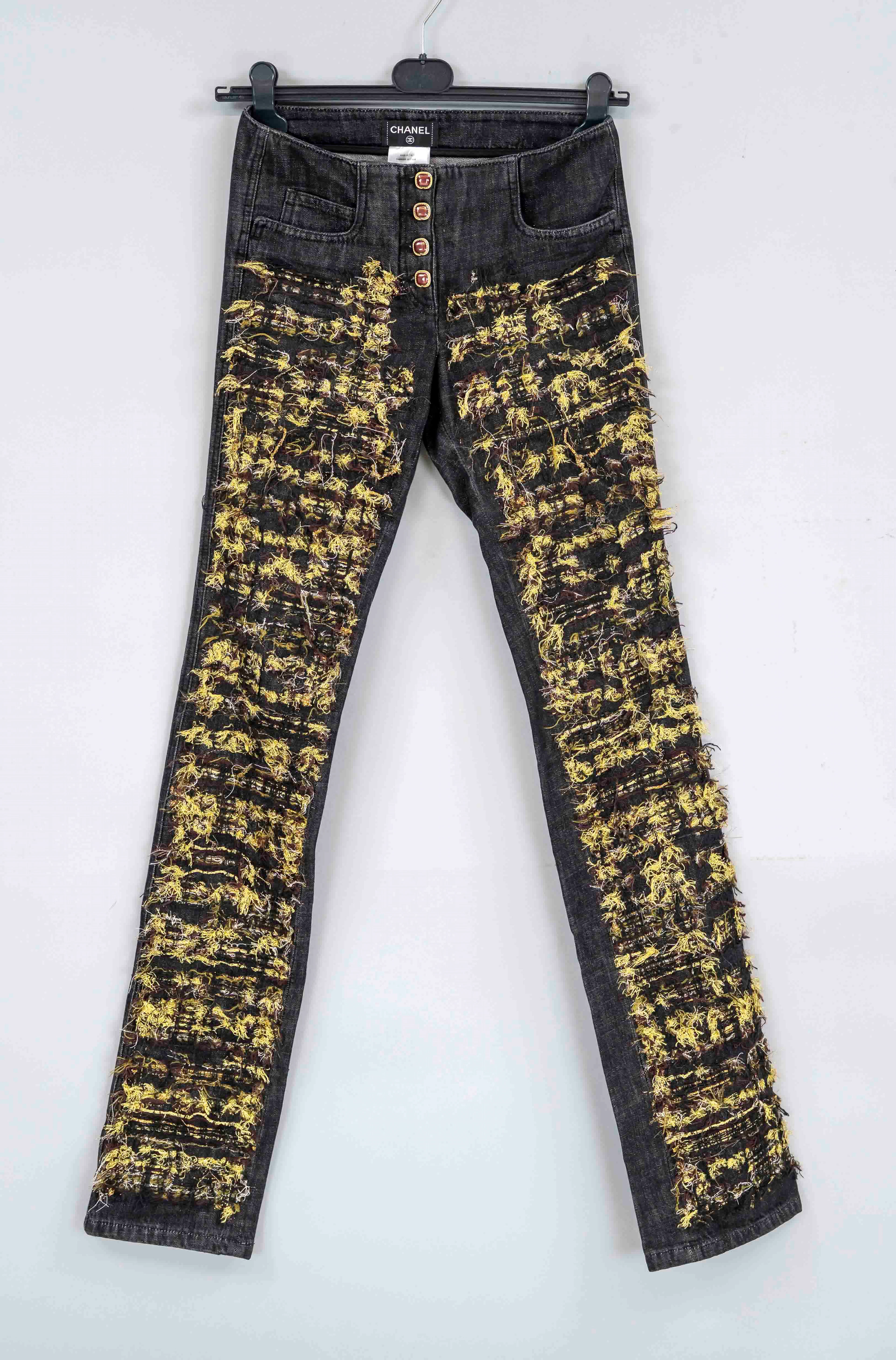 Chanel, schmal geschnittene Jeans