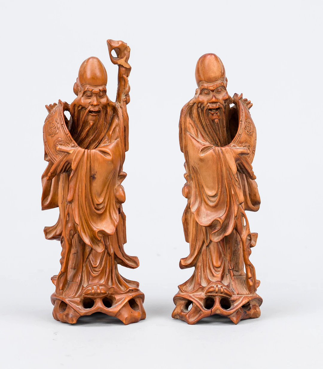 2 Figuren des Shou-Lao, China, 1.