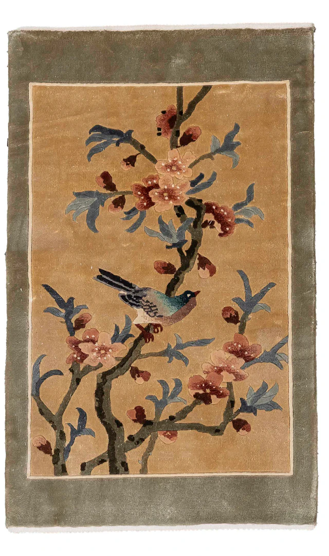 Teppich, China, 20. Jh., Seide. M