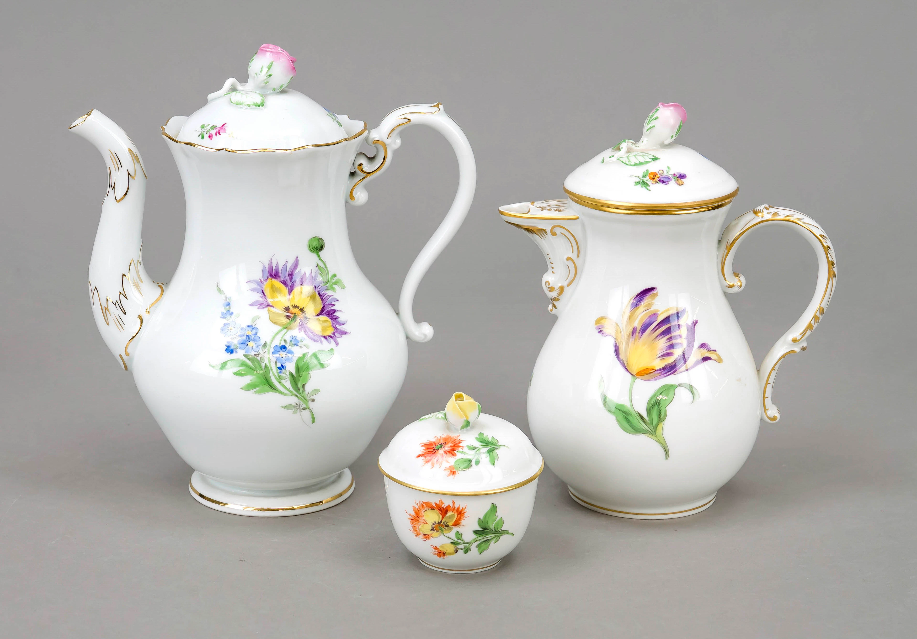 Konvolut von 3 Teilen, Meissen, 2