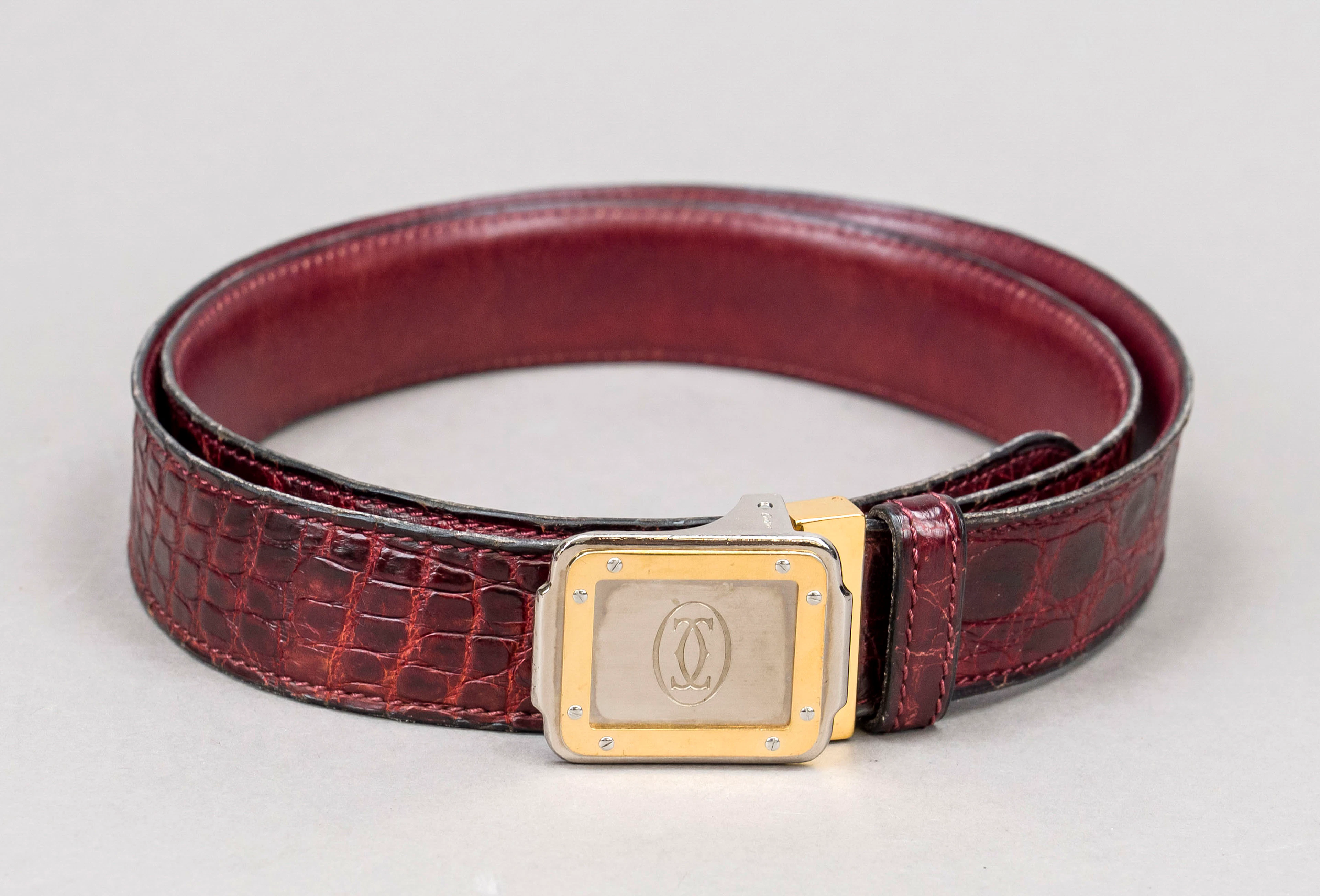 Cartier, Wendegürtel, kastanienbr