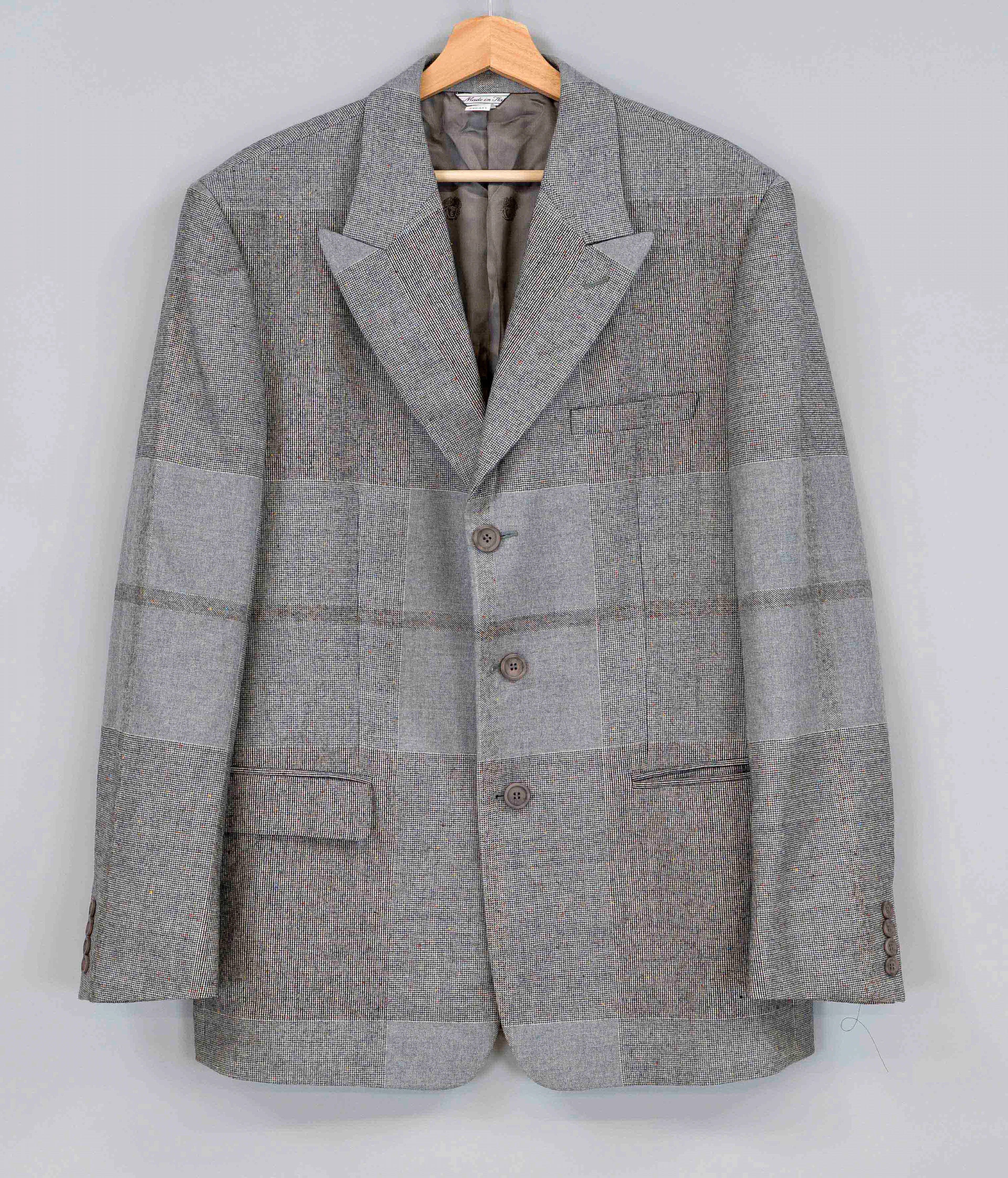 Versace, graugemustertes Sakko