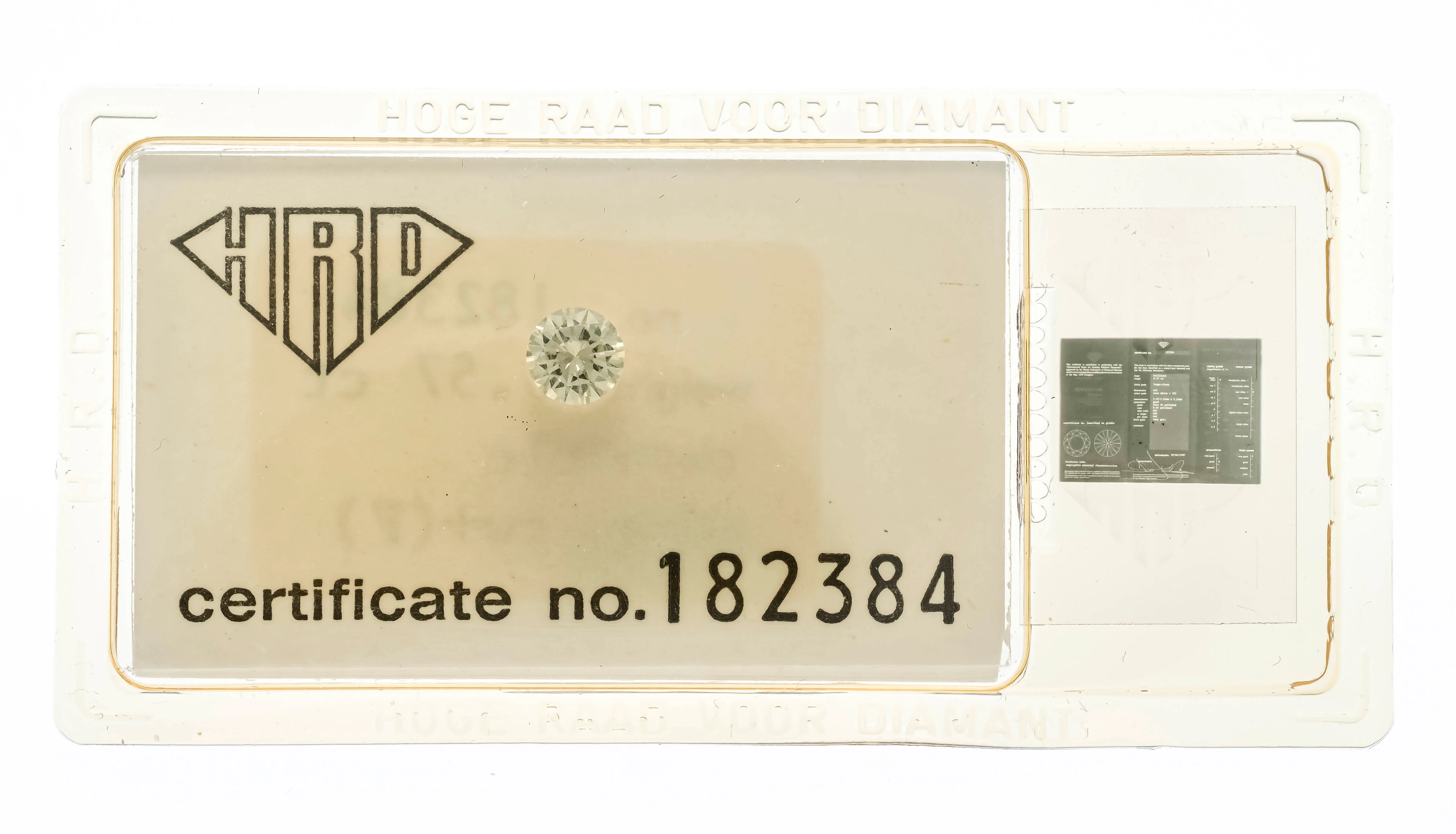 Brillant 0,57 ct Feines Weiß+ (F)