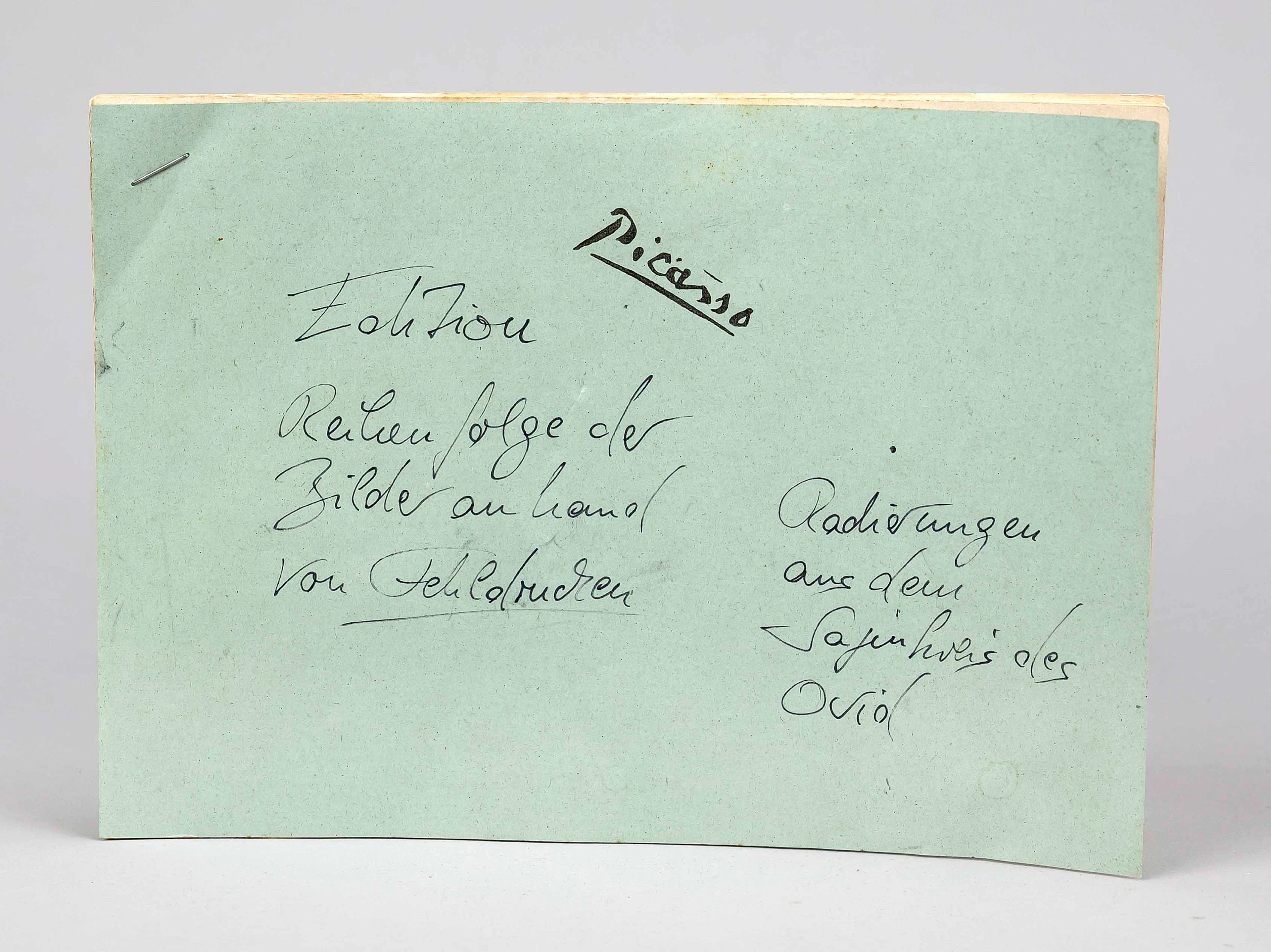 Picasso Broschüre, wohl Privatdruc