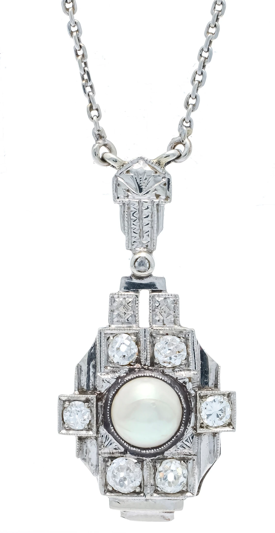 Art Déco-Collier WG 585/000 mit e