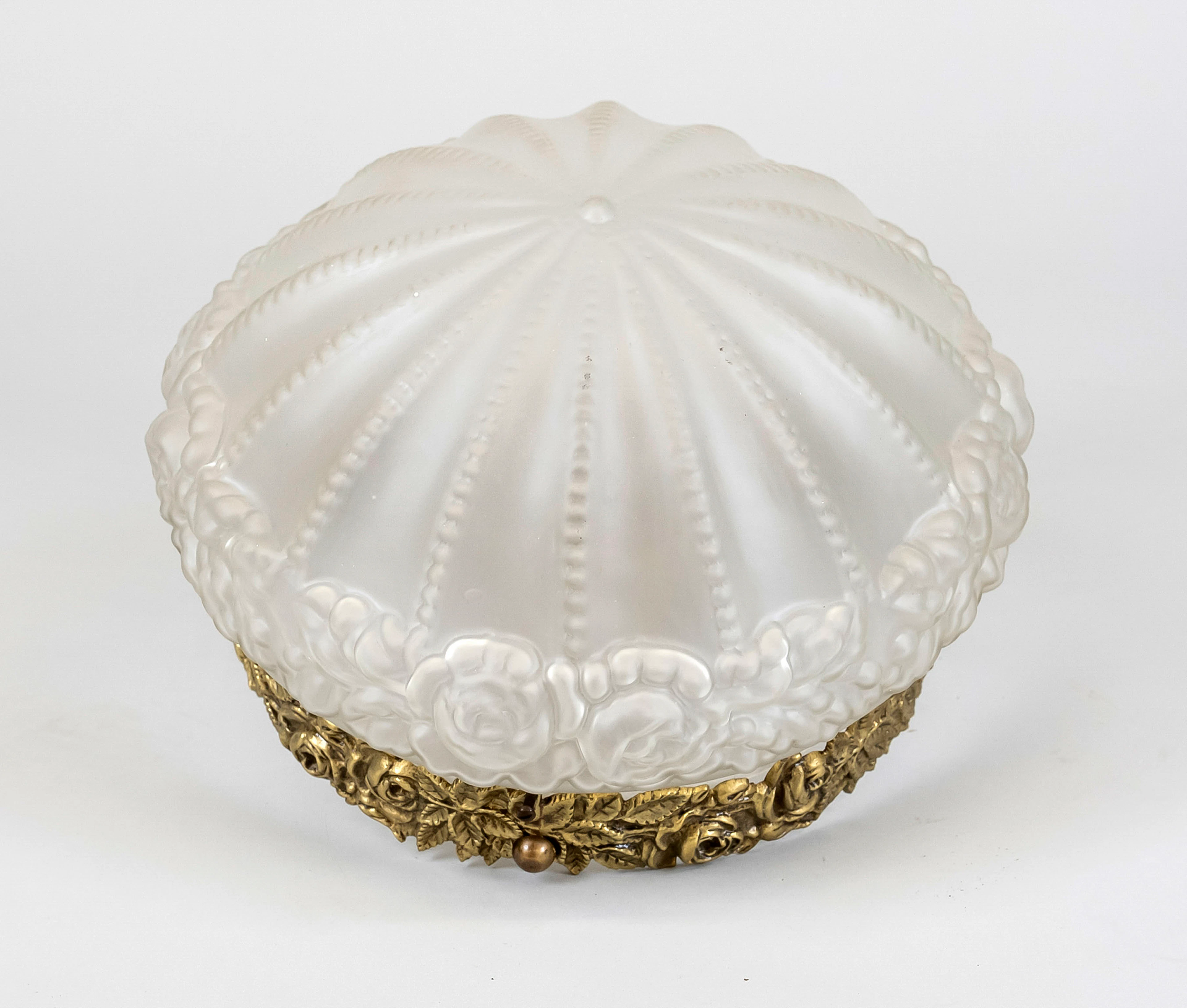 Plafonière, 20. Jh., ornamentiert