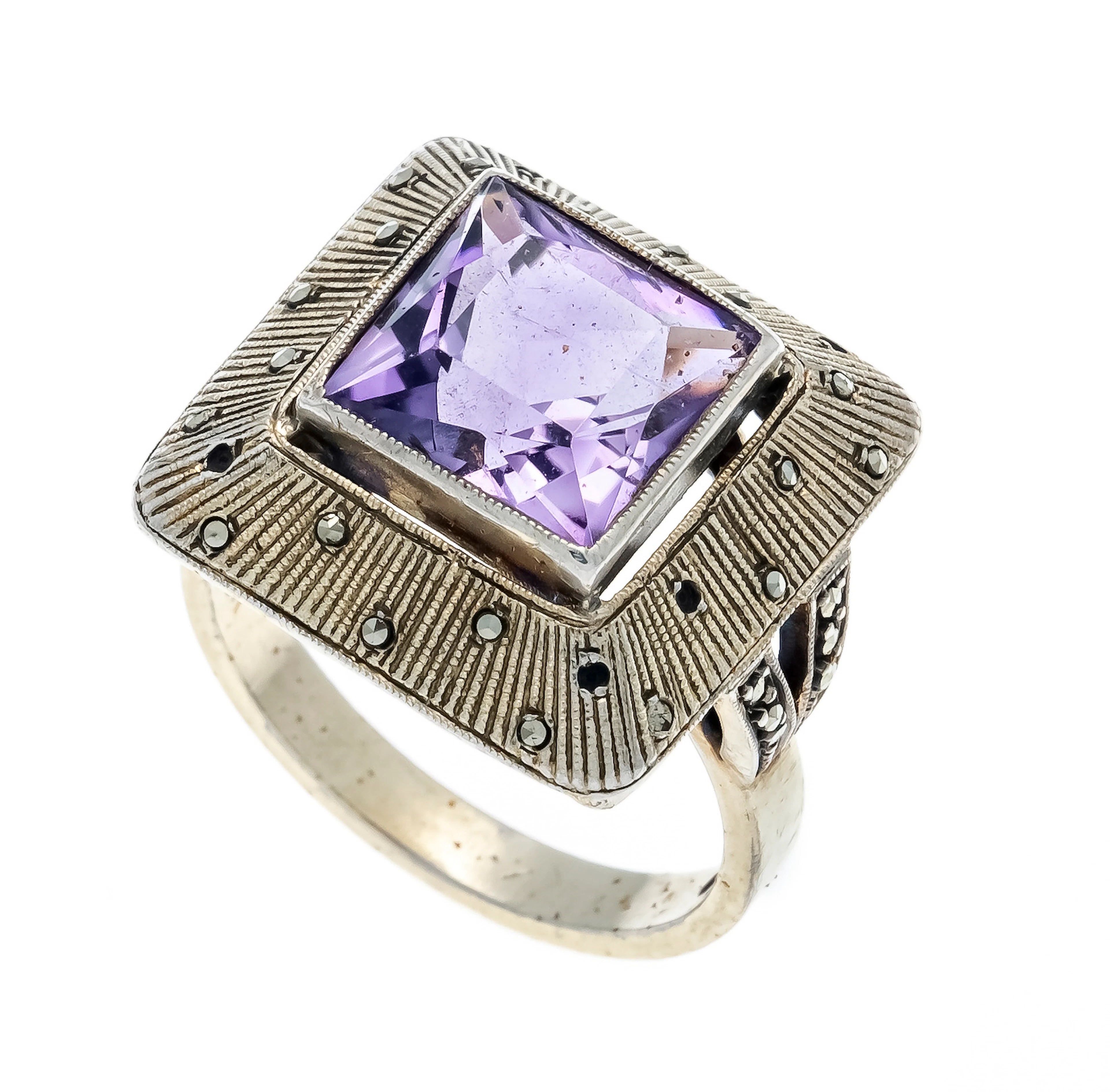 Fahrner Amethyst-Ring Silber 925/