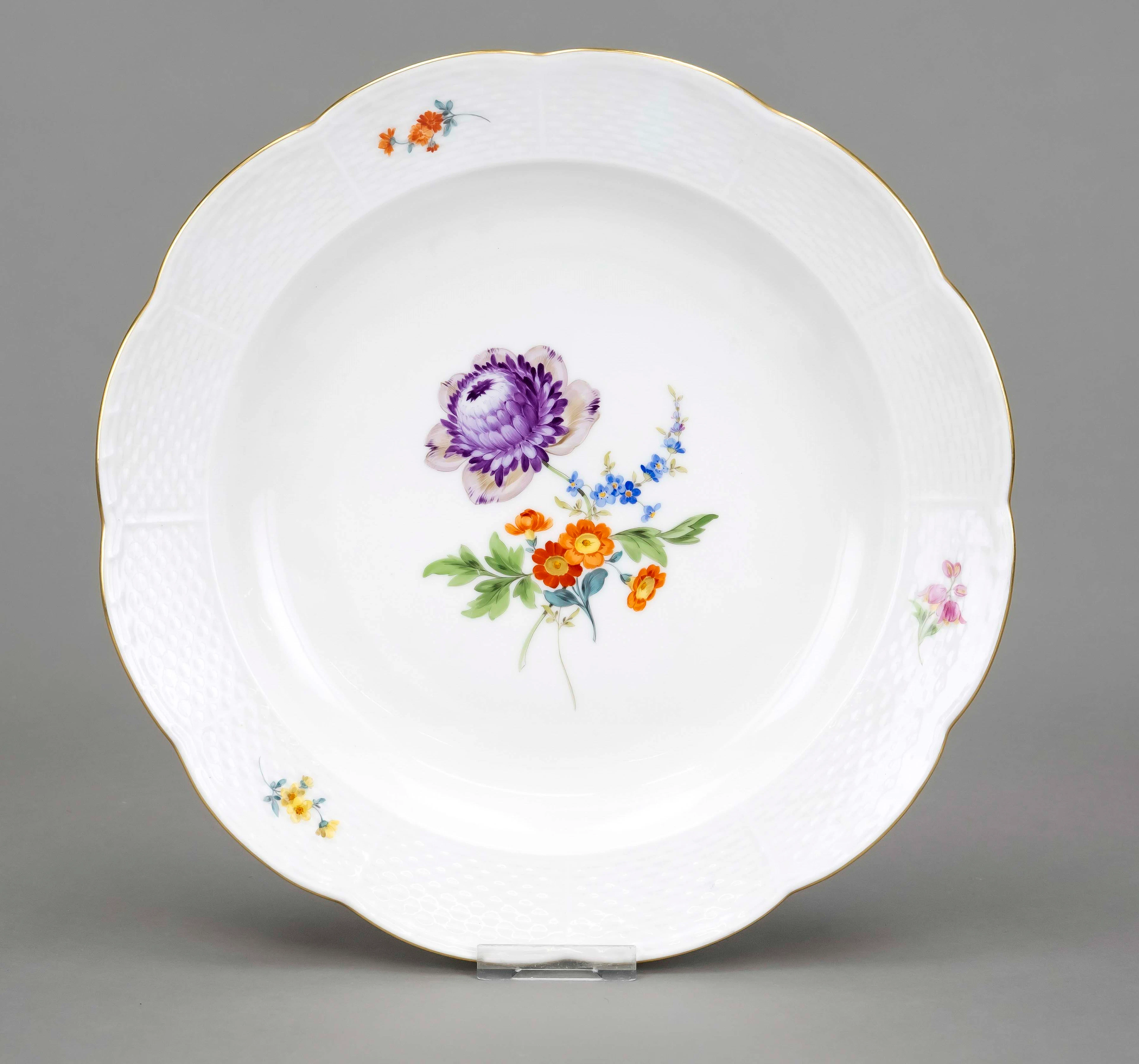 Großer tiefer Teller, Meissen, 19