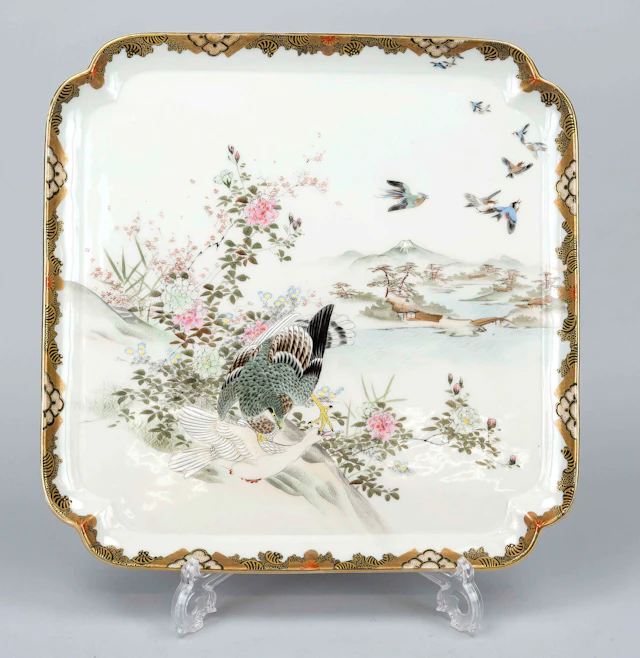 Satsuma Tablett, Japan, Anfang 20