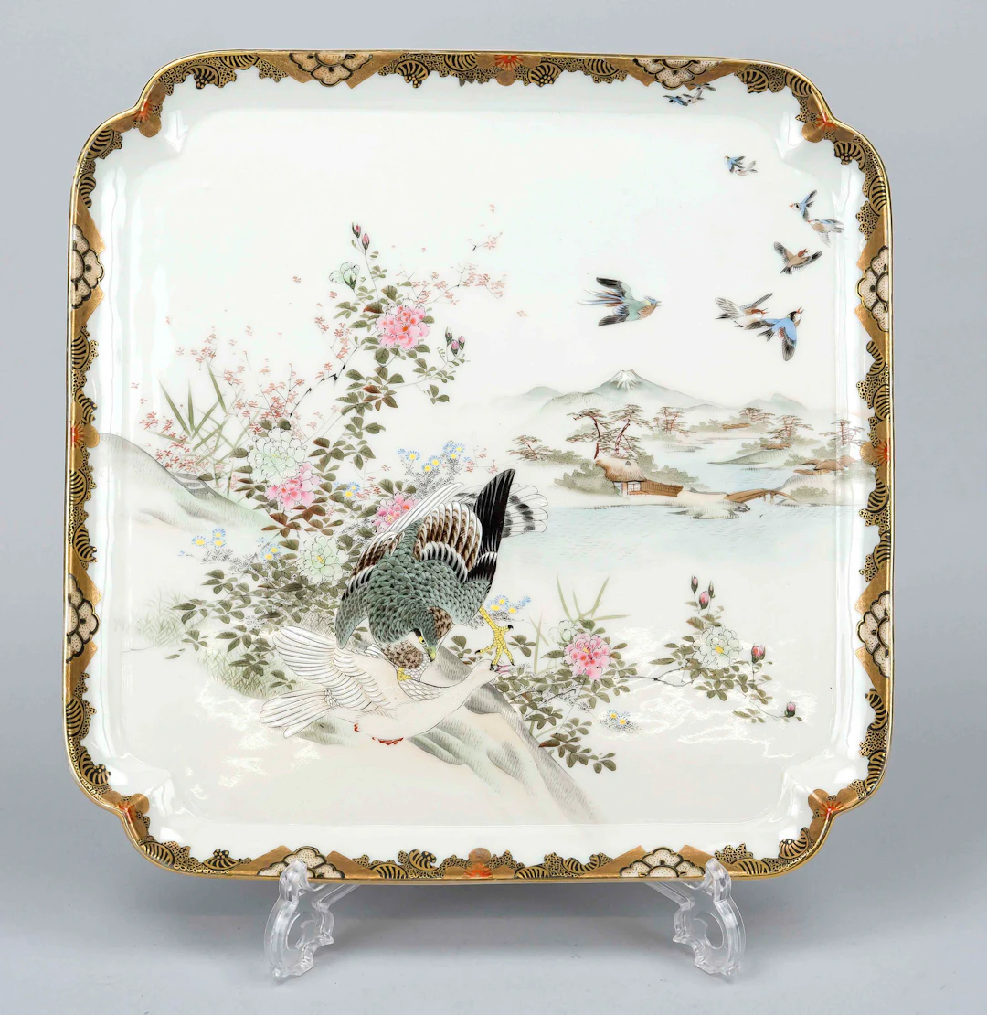 Satsuma Tablett, Japan, Anfang 20