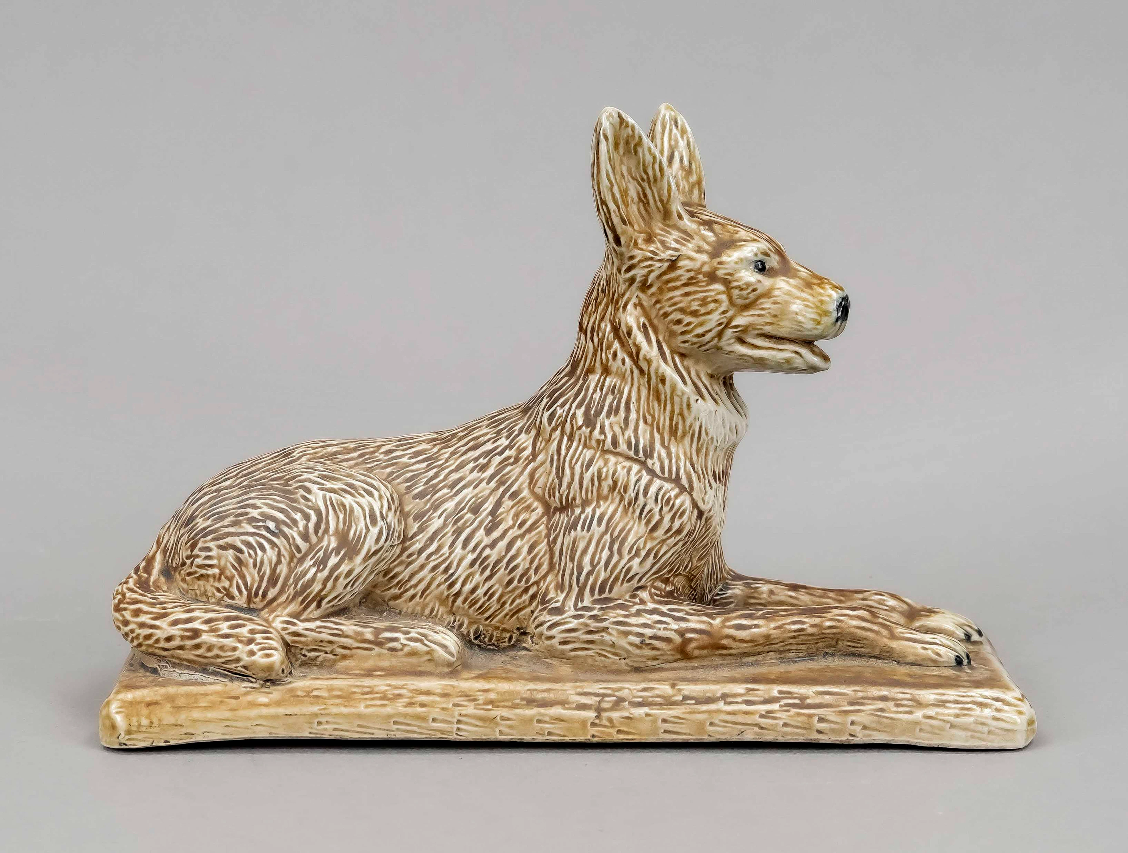 Liegender Schäferhund, Karl Witte