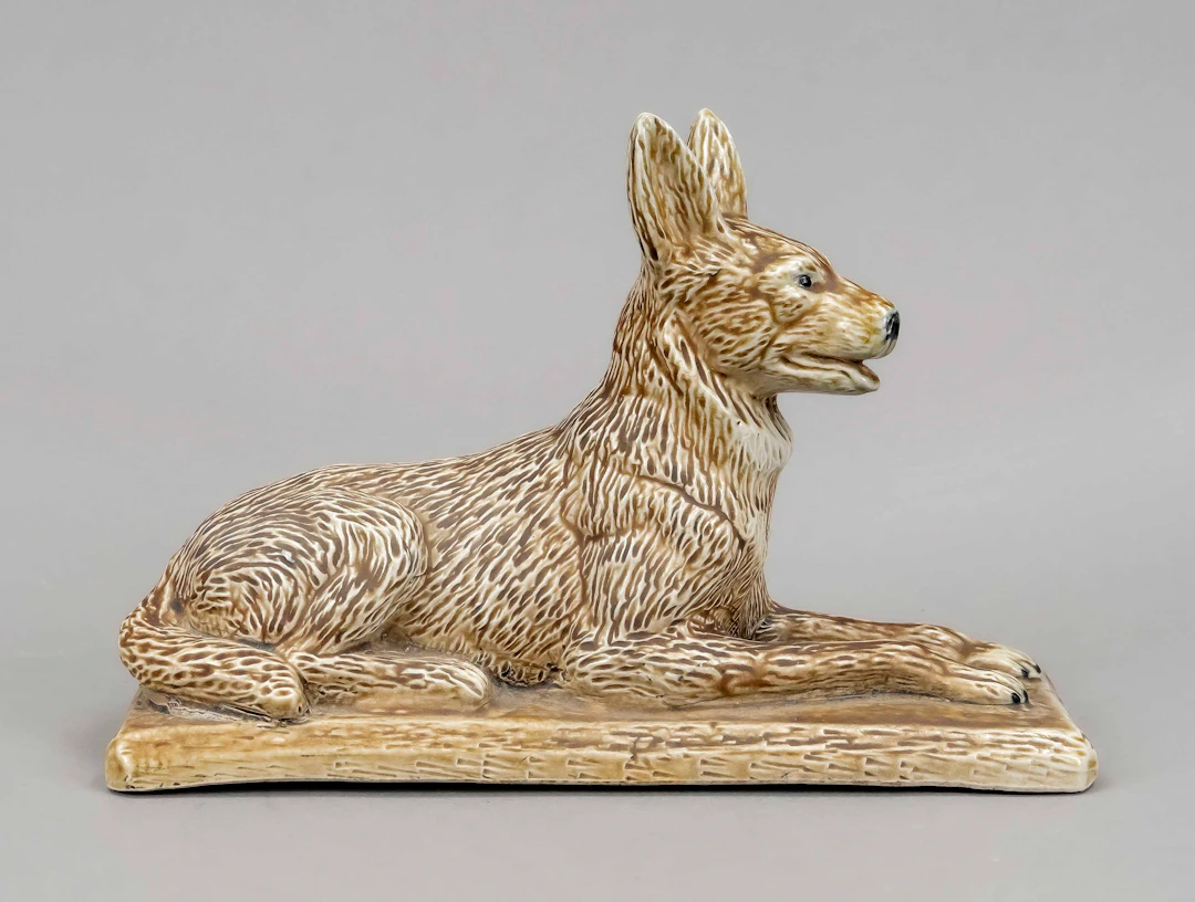 Liegender Schäferhund, Karl Witte