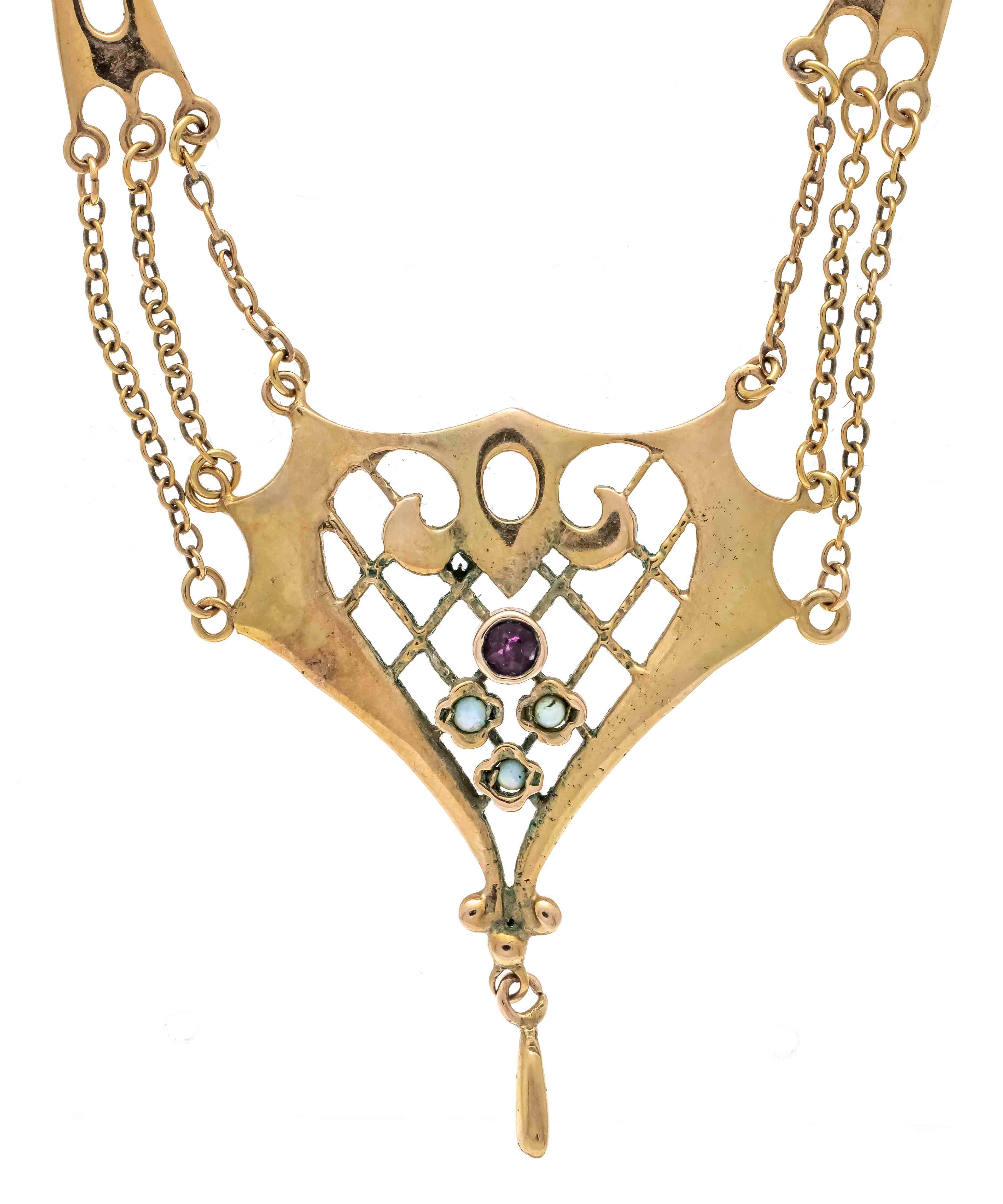Filigranes Jugendstil-Collier um 191