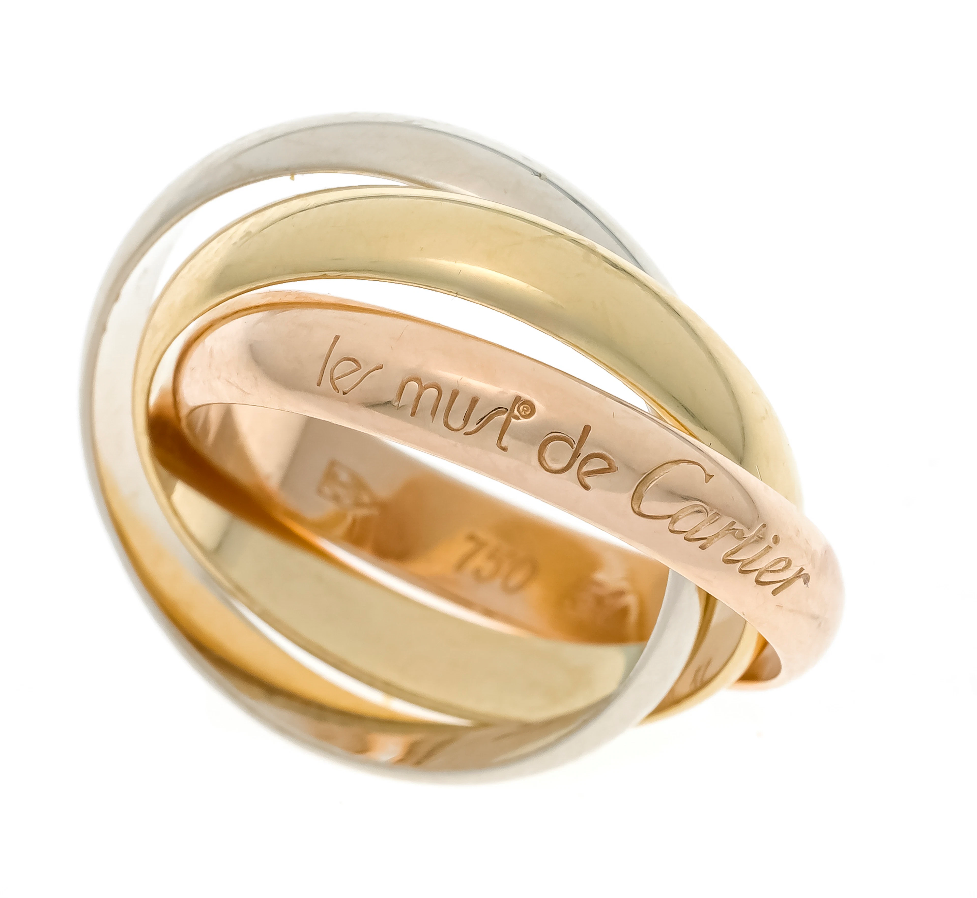 Cartier Trinity-Ring GG/RG/WG Auß