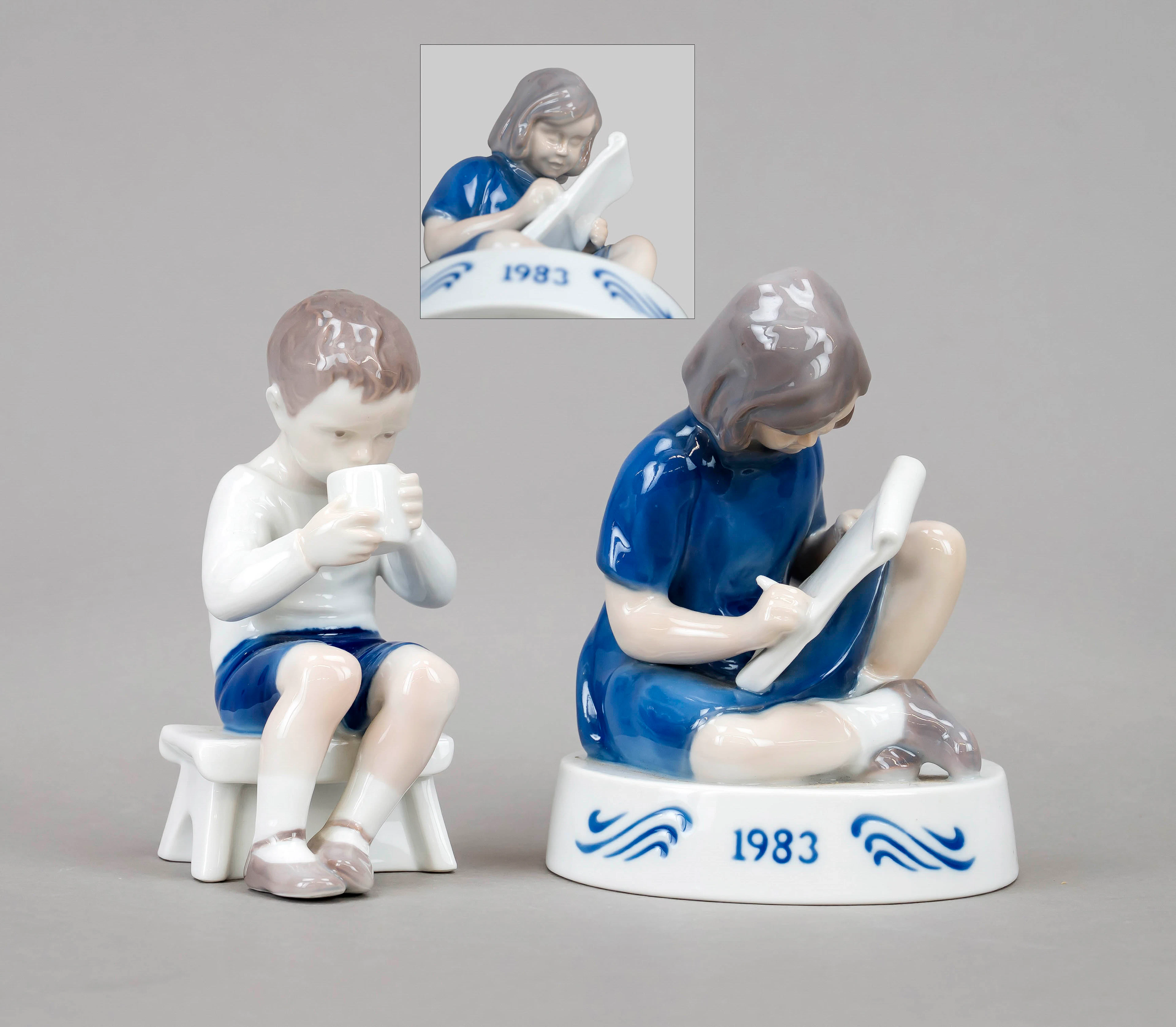 Zwei Kinderfiguren, B&G Kopenhage