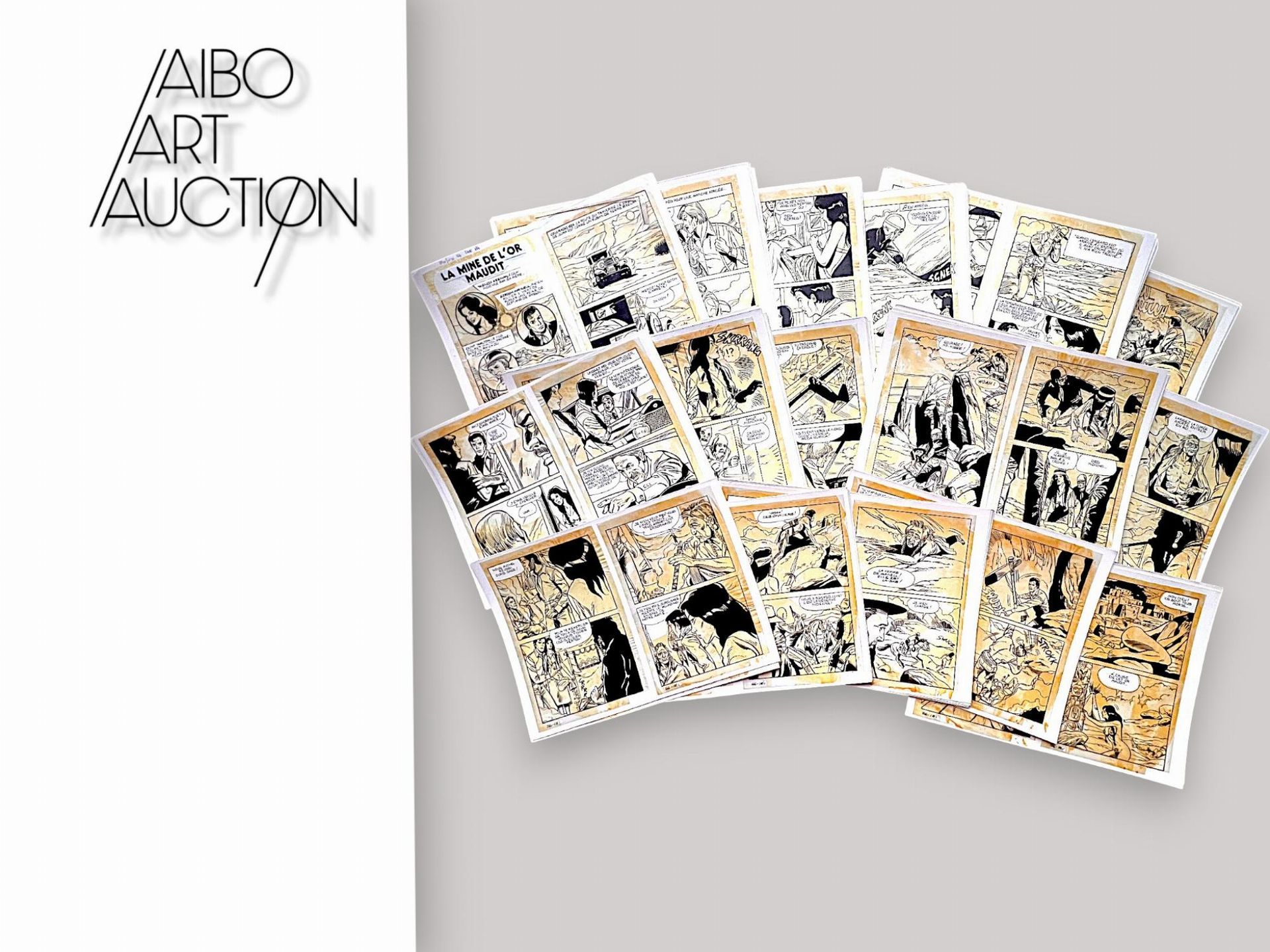 Collectif d'artistes Italien Mafioso # 54 - La mine de l'or - Lot 121