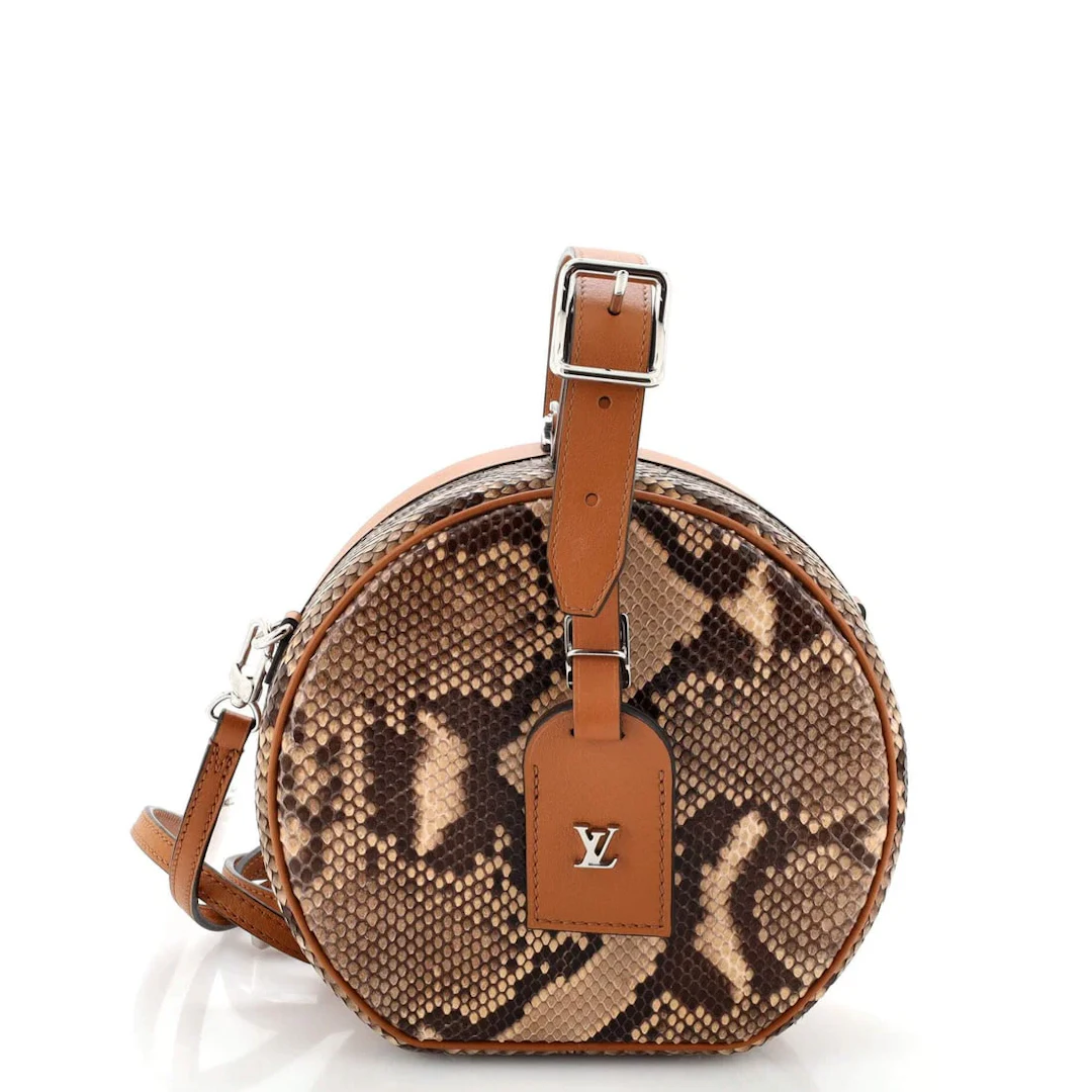 Louis Vuitton Petite Boite Chapeau Python Bag