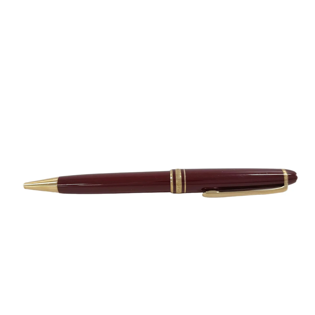 Montblanc Meisterstuck Burgundy Resin and Gold Tone Ballpoint Pen