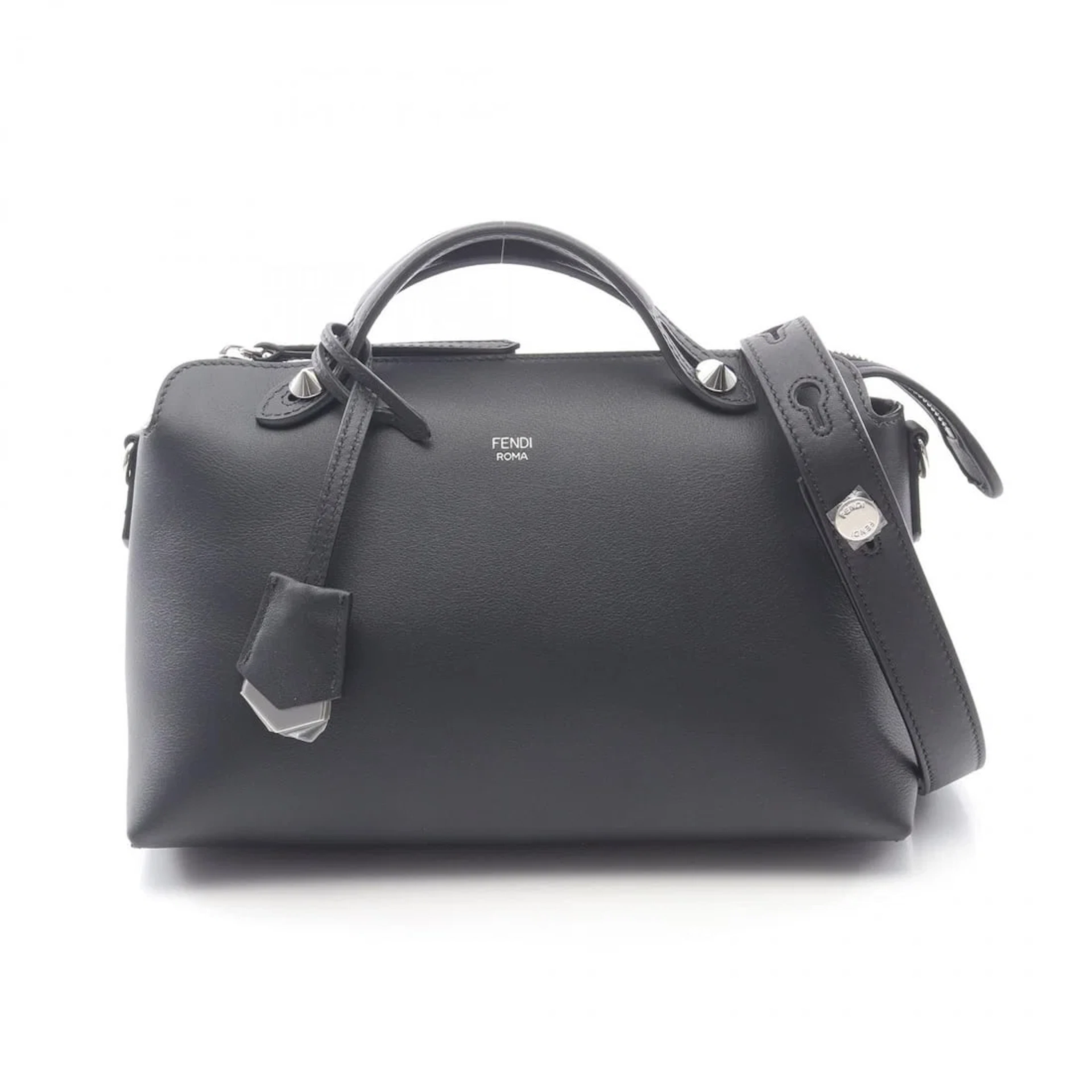 Fendi By The Way Medium Black Leather Handbag