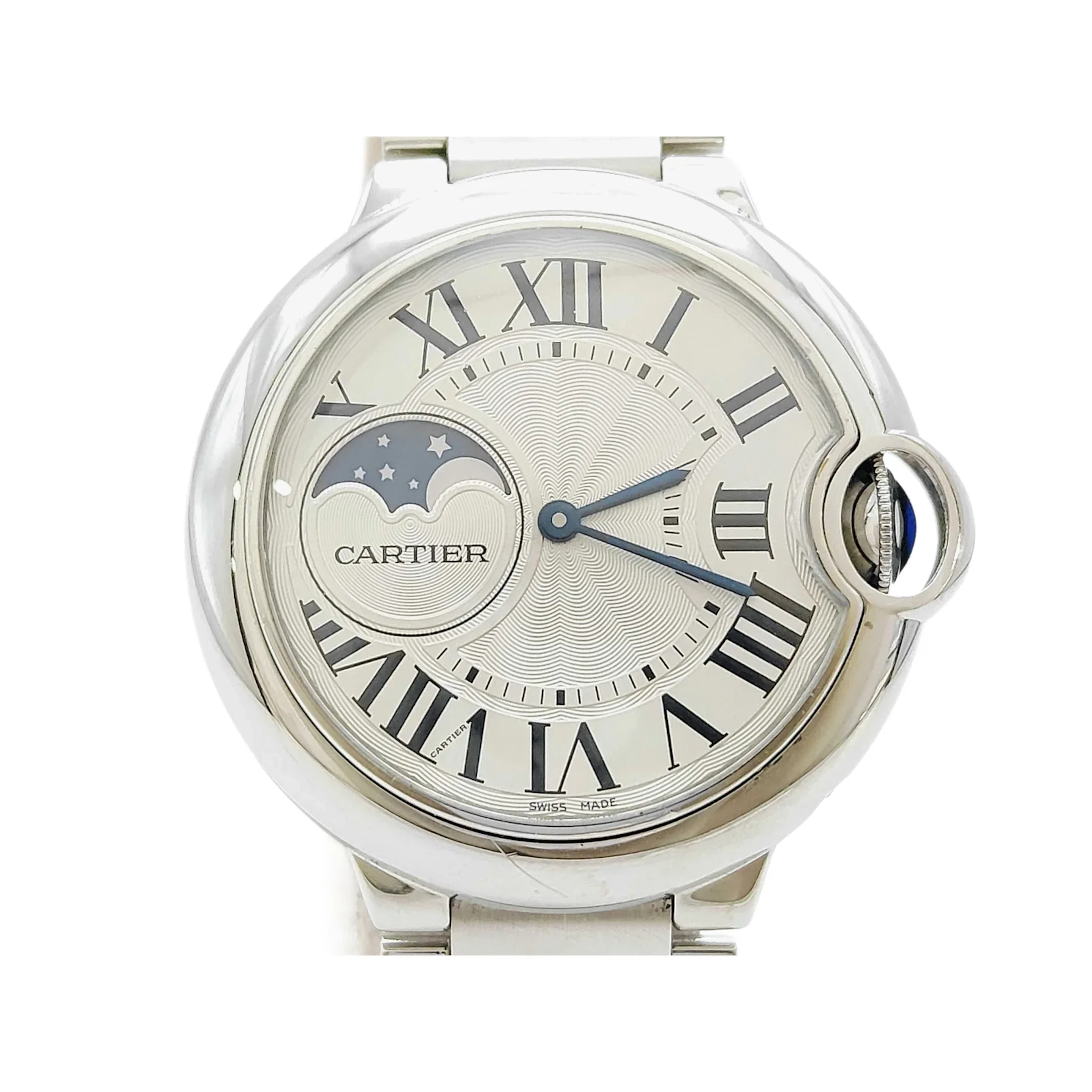 Cartier Ballon Bleu WSBB0021 Automatic Mens Watch with Moon Phase Indicator