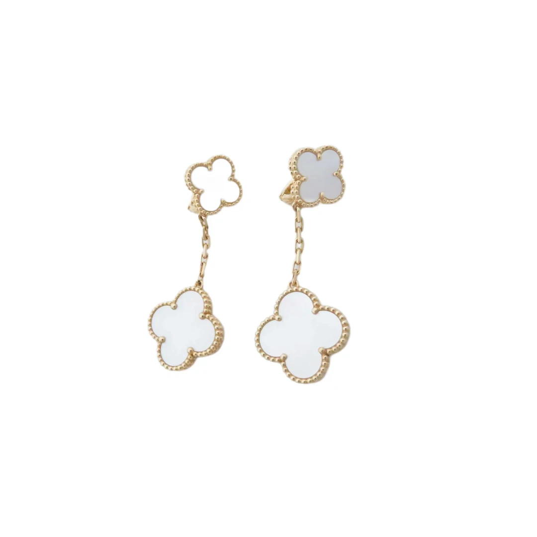 Van Cleef & Arpels Magic Alhambra Two Motif White Mother of Pearl