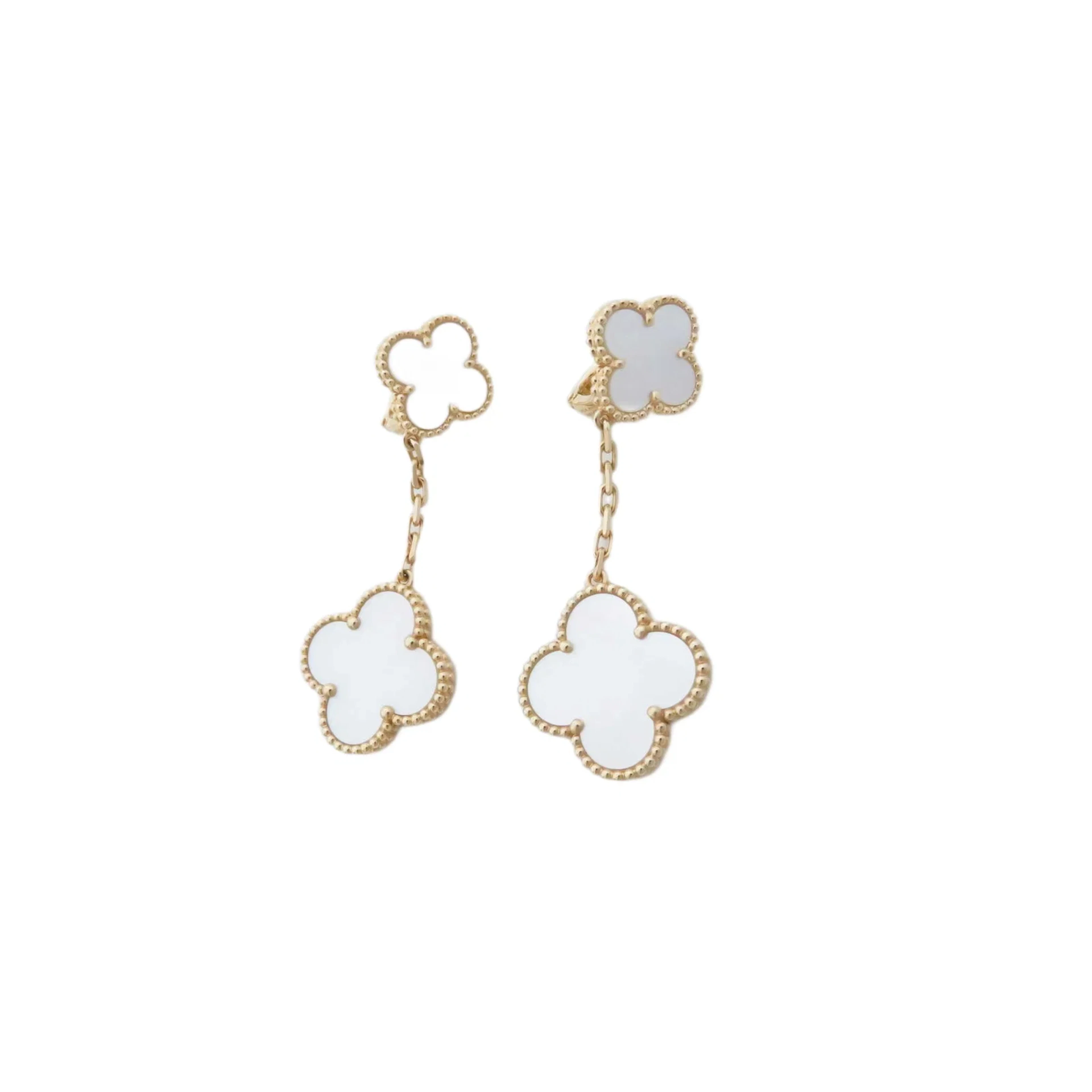 Van Cleef & Arpels Magic Alhambra Two Motif White Mother of Pearl