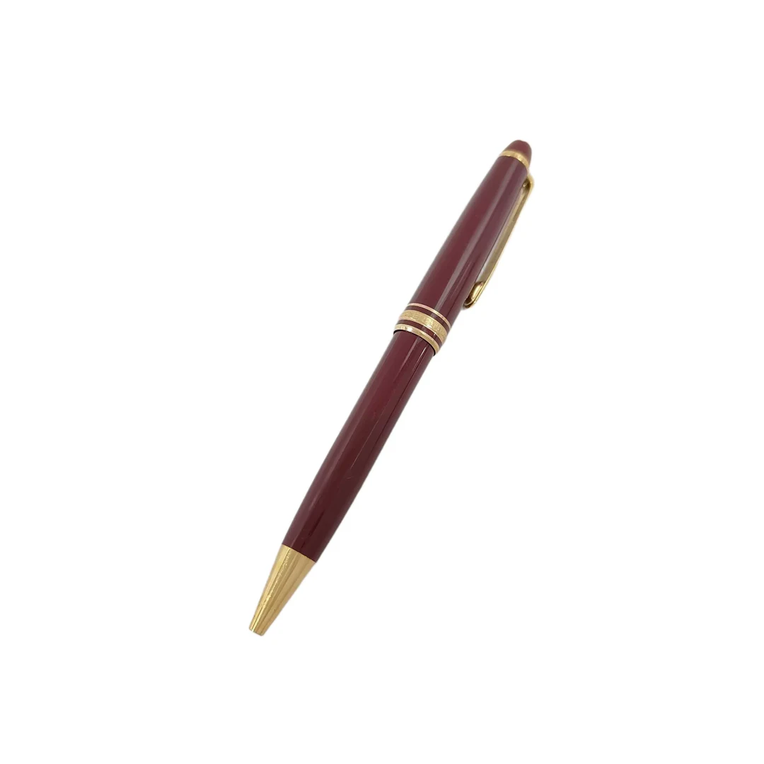 Montblanc Meisterstuck Burgundy Resin and Gold Tone Ballpoint Pen