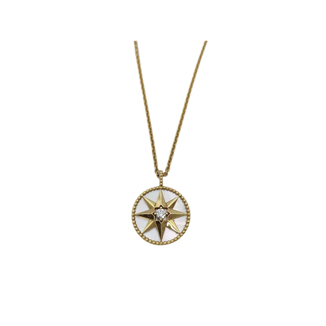 Dior Rose des Vents Large Model Mother of Pearl Diamond 18K Yellow