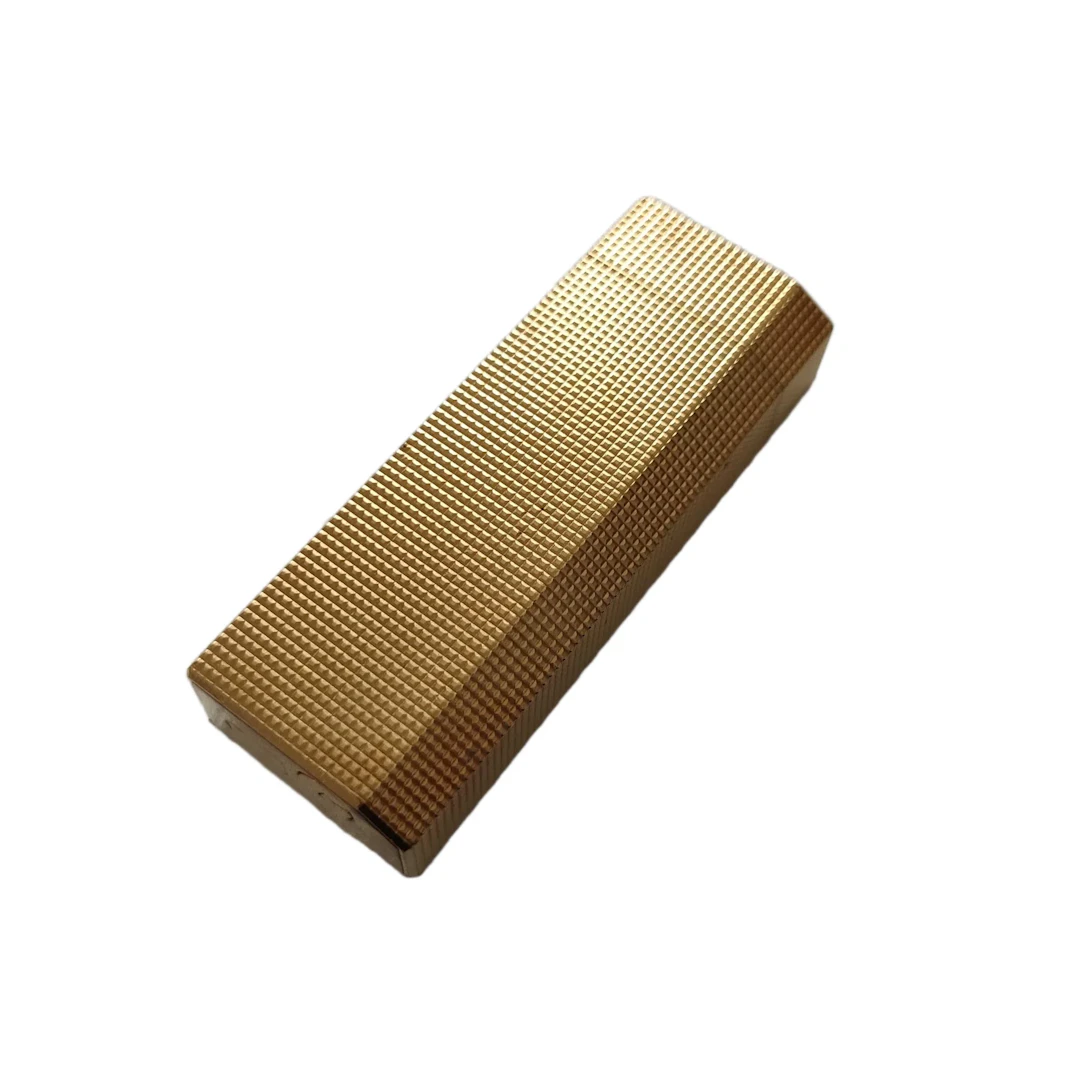 Cartier Vintage Gold Tone Textured Metal Lighter