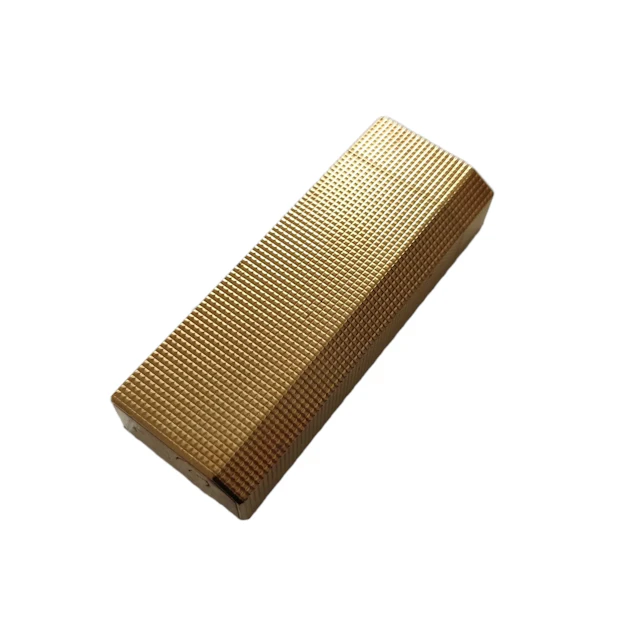 Cartier Vintage Gold Tone Textured Metal Lighter