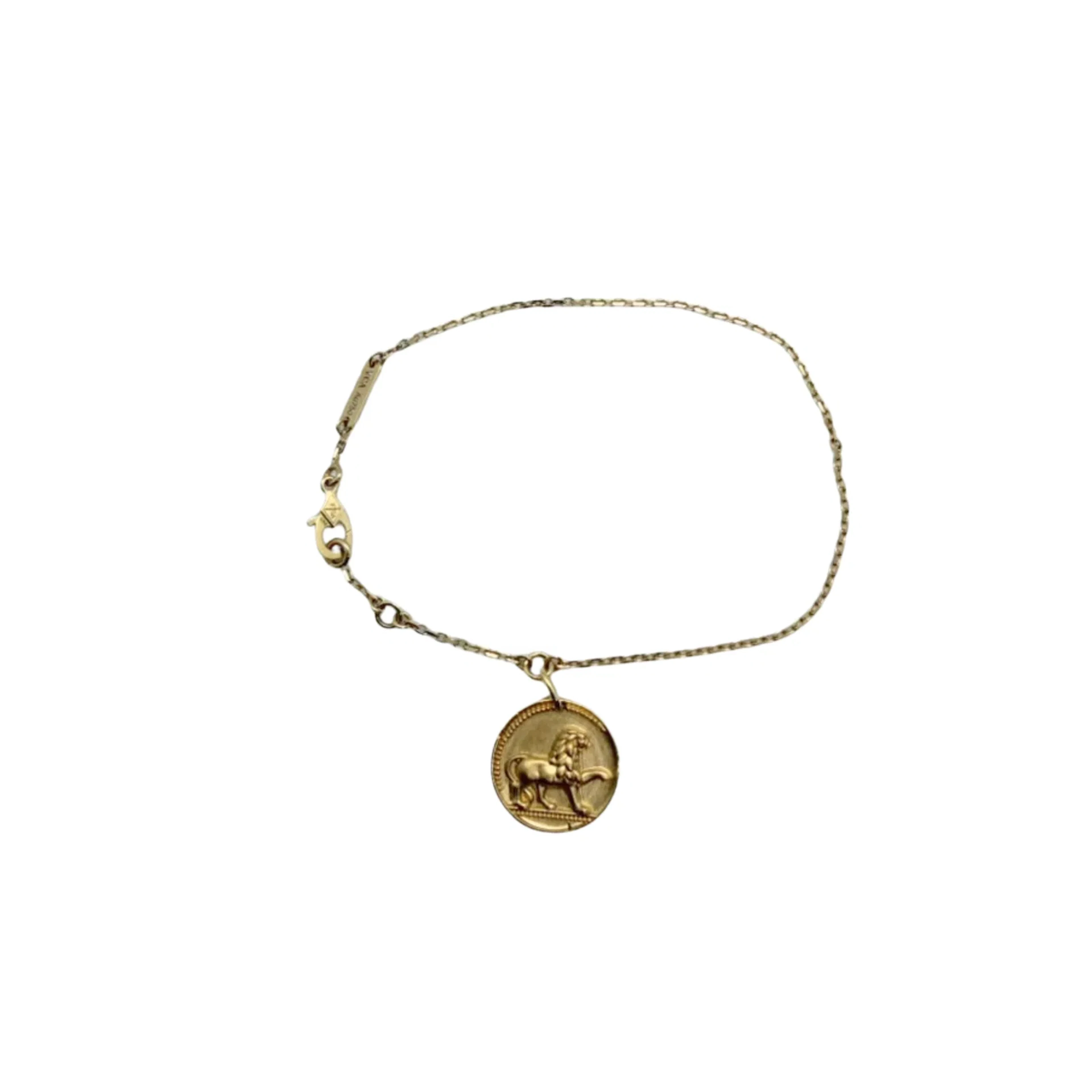Van Cleef & Arpels Zodiac Zodiaque Leonis Leo 18K Yellow Gold Medallion