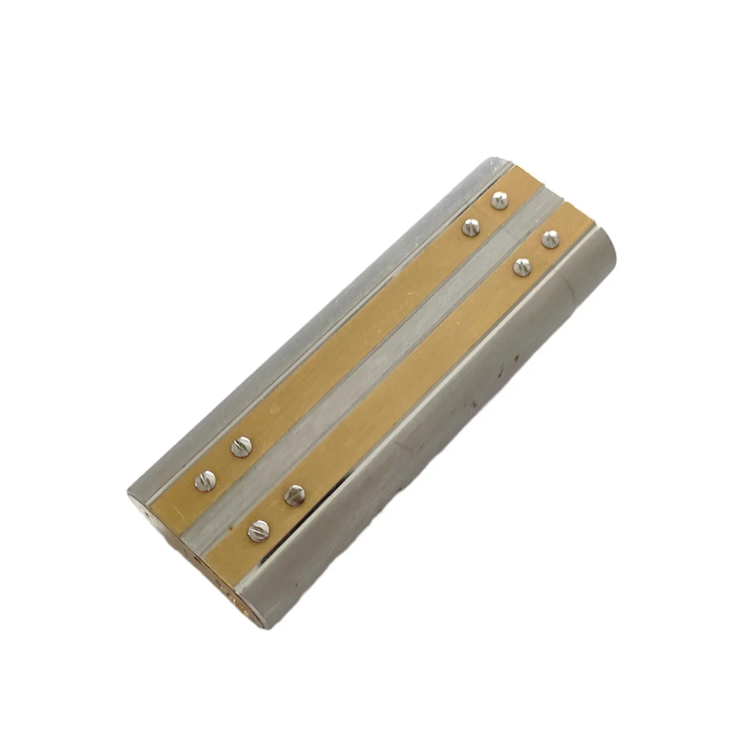 Cartier Vintage Two-Tone Metal Vertical Stripe Lighter