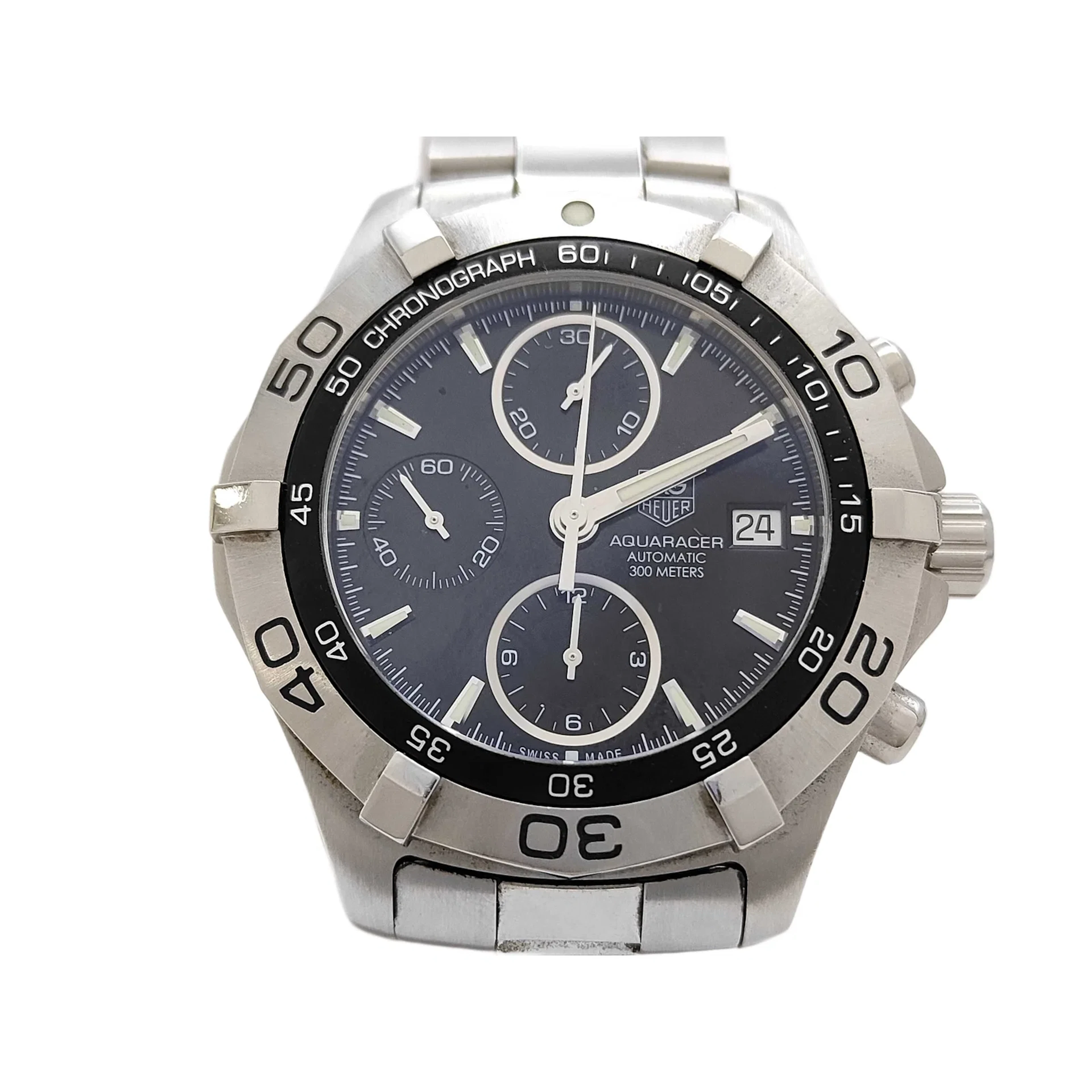 Tag Heuer Aquaracer CAF2110 Automatic Mens Watch with Box and Links