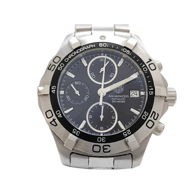 Tag Heuer Aquaracer CAF2110 Automatic Mens Watch with Box and Links