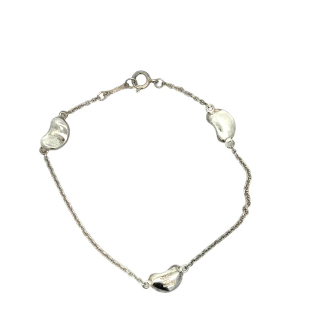 Tiffany & Co. Lucky Life Bean Three-Motif Sterling Silver Bracelet