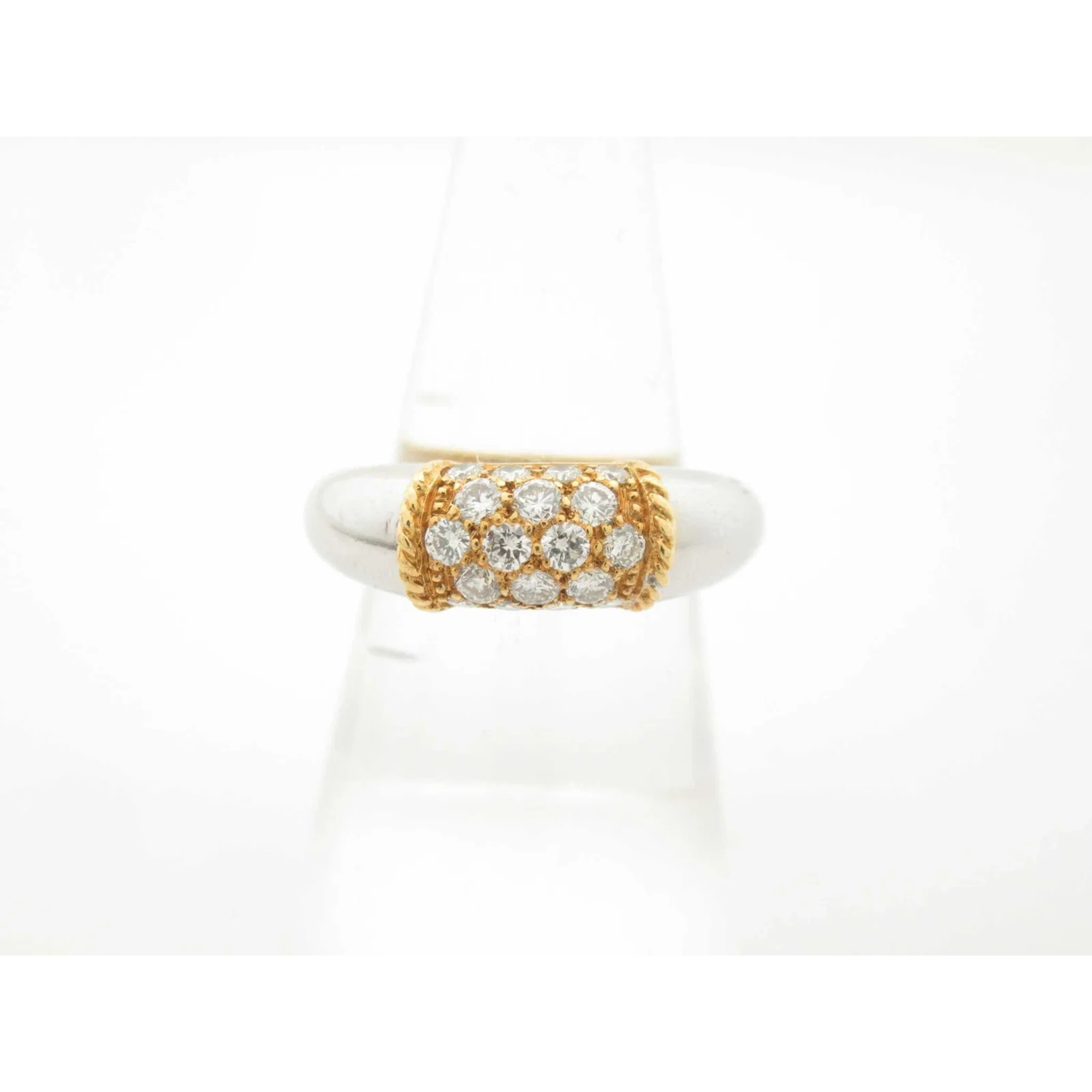 Van Cleef & Arpels Vintage Philippine Diamond 18K Yellow & White Gold
