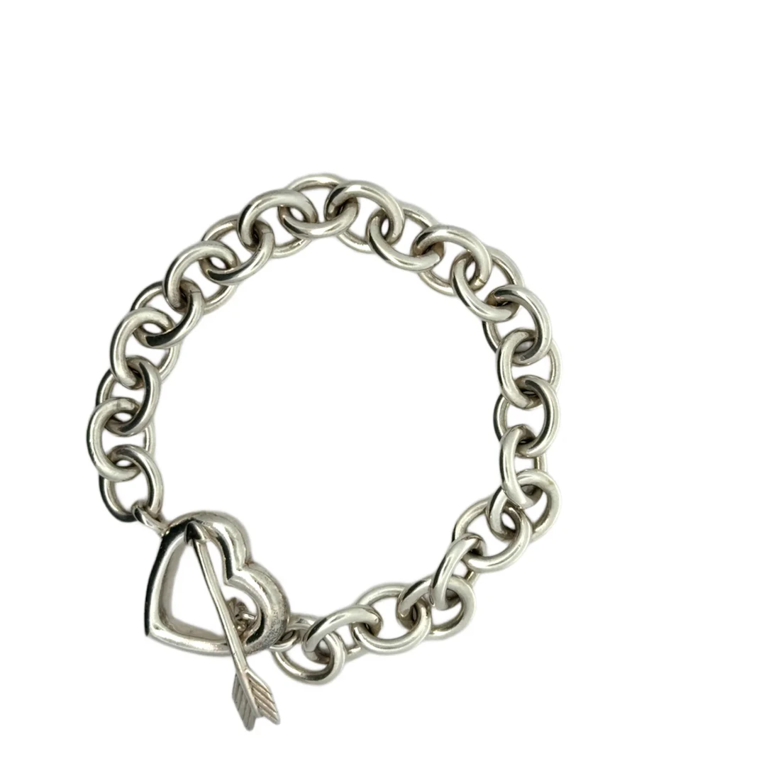 Tiffany & Co. Heart and Arrow Sterling Silver Bracelet