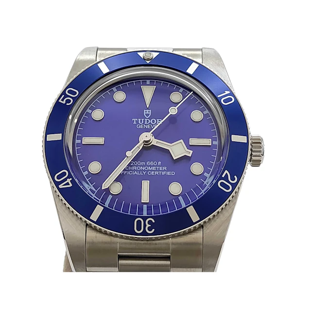 Tudor 79000B Mens Blue Dial Dive Watch with Stainless Steel Bracelet