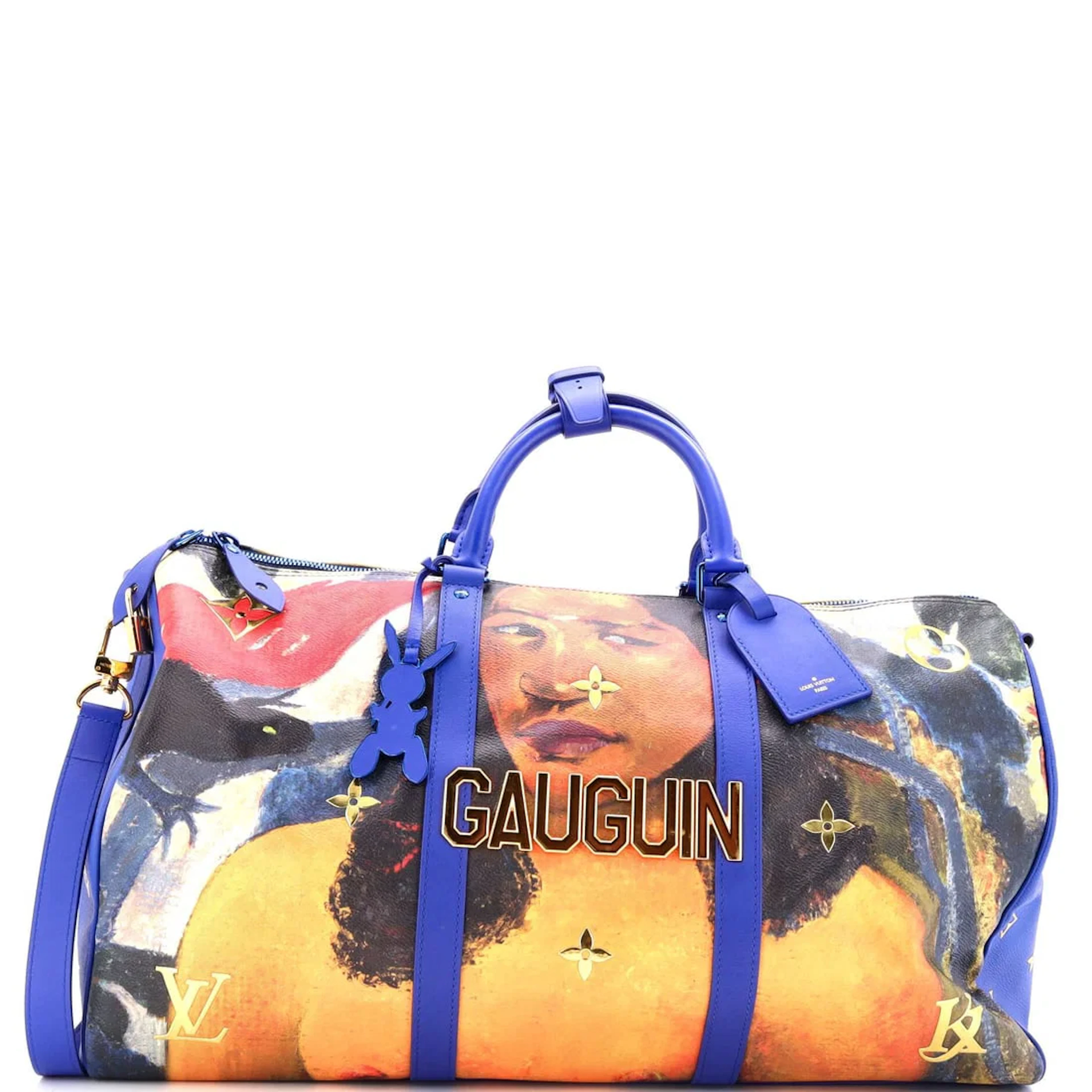 Louis Vuitton Keepall Bandouliere Jeff Koons Bag