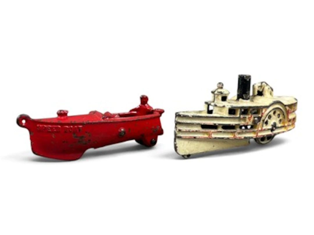 2 Nice Small Cast Iron Boats