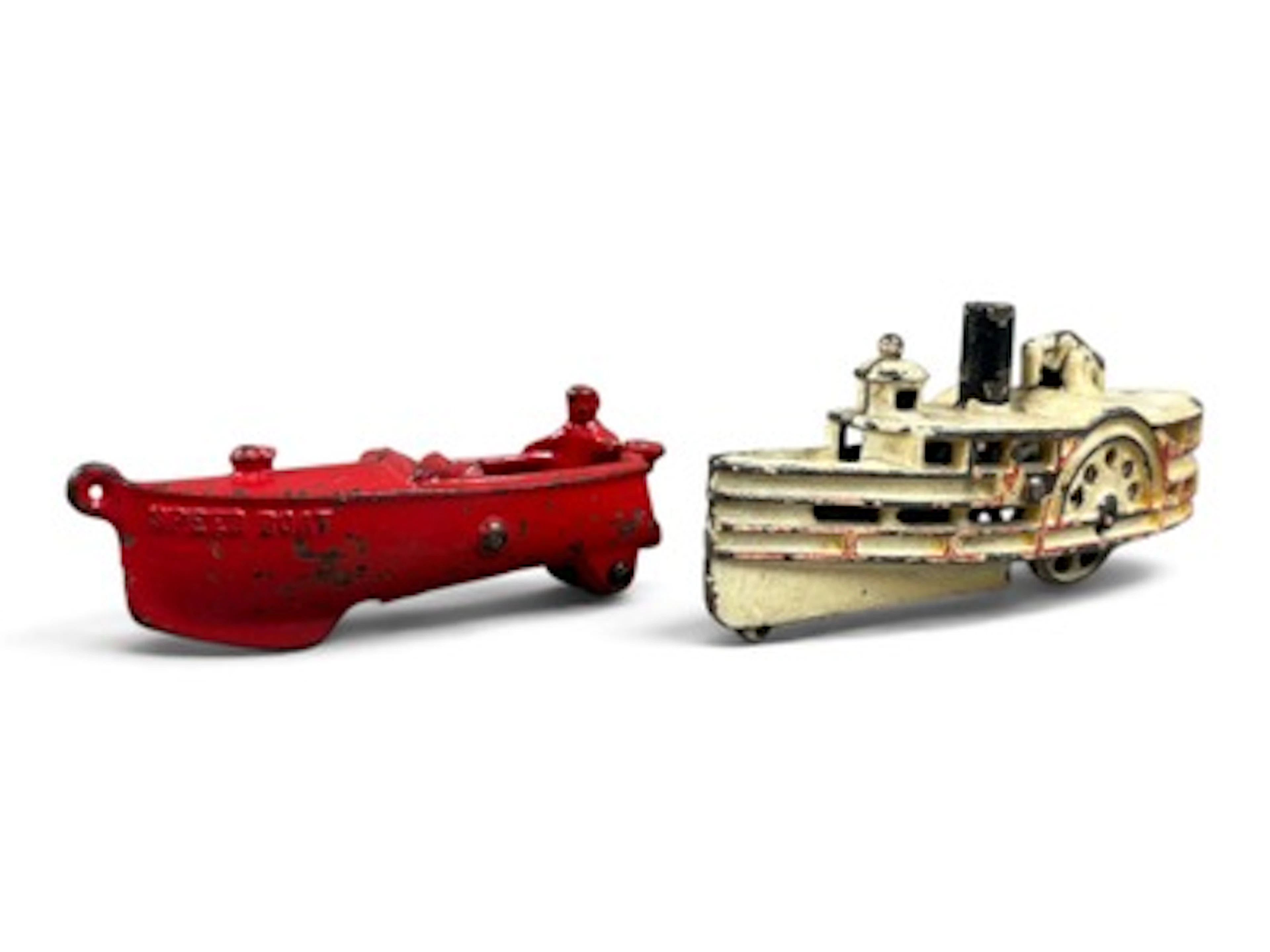 2 Nice Small Cast Iron Boats