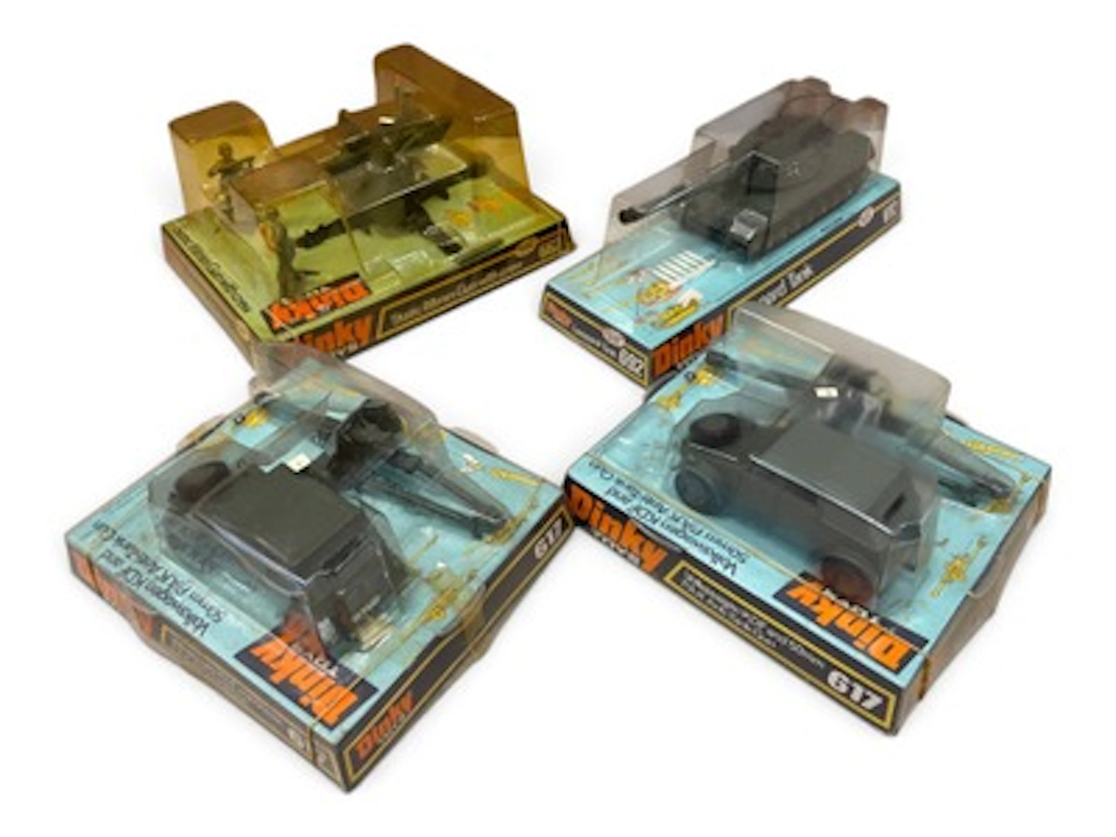 4 Boxed Dinky German Military Vehicles