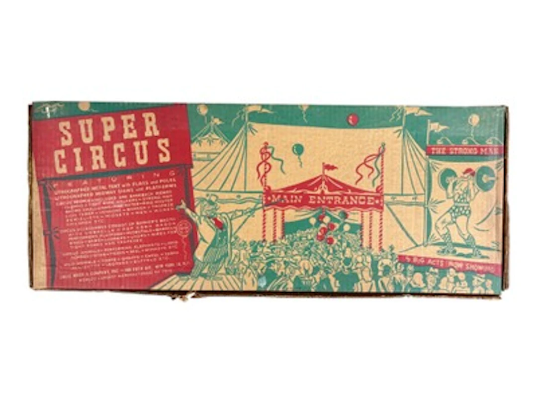 Boxed Marx Super Circus Playset