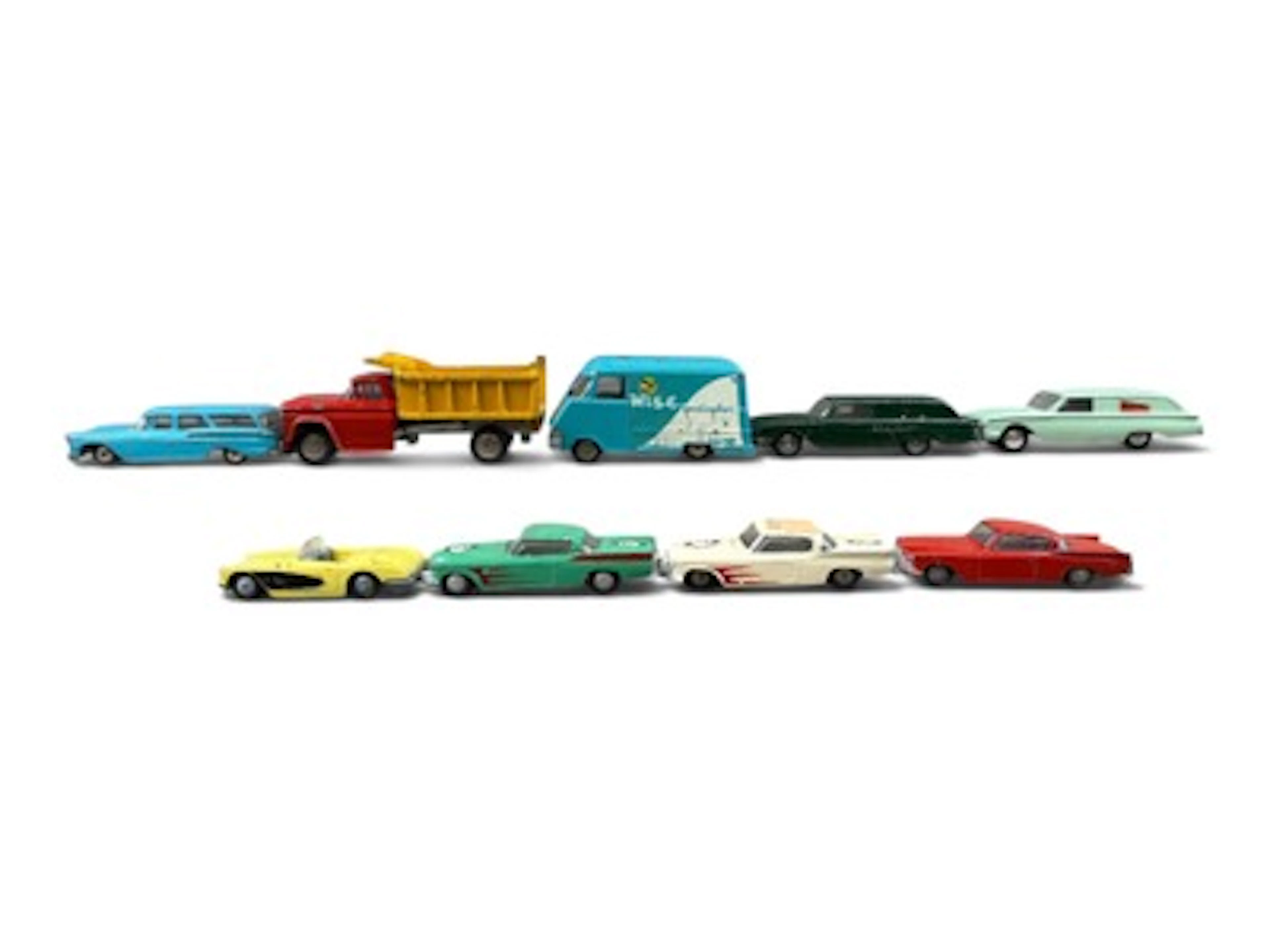 9 Hubley Real Toy Vehicles