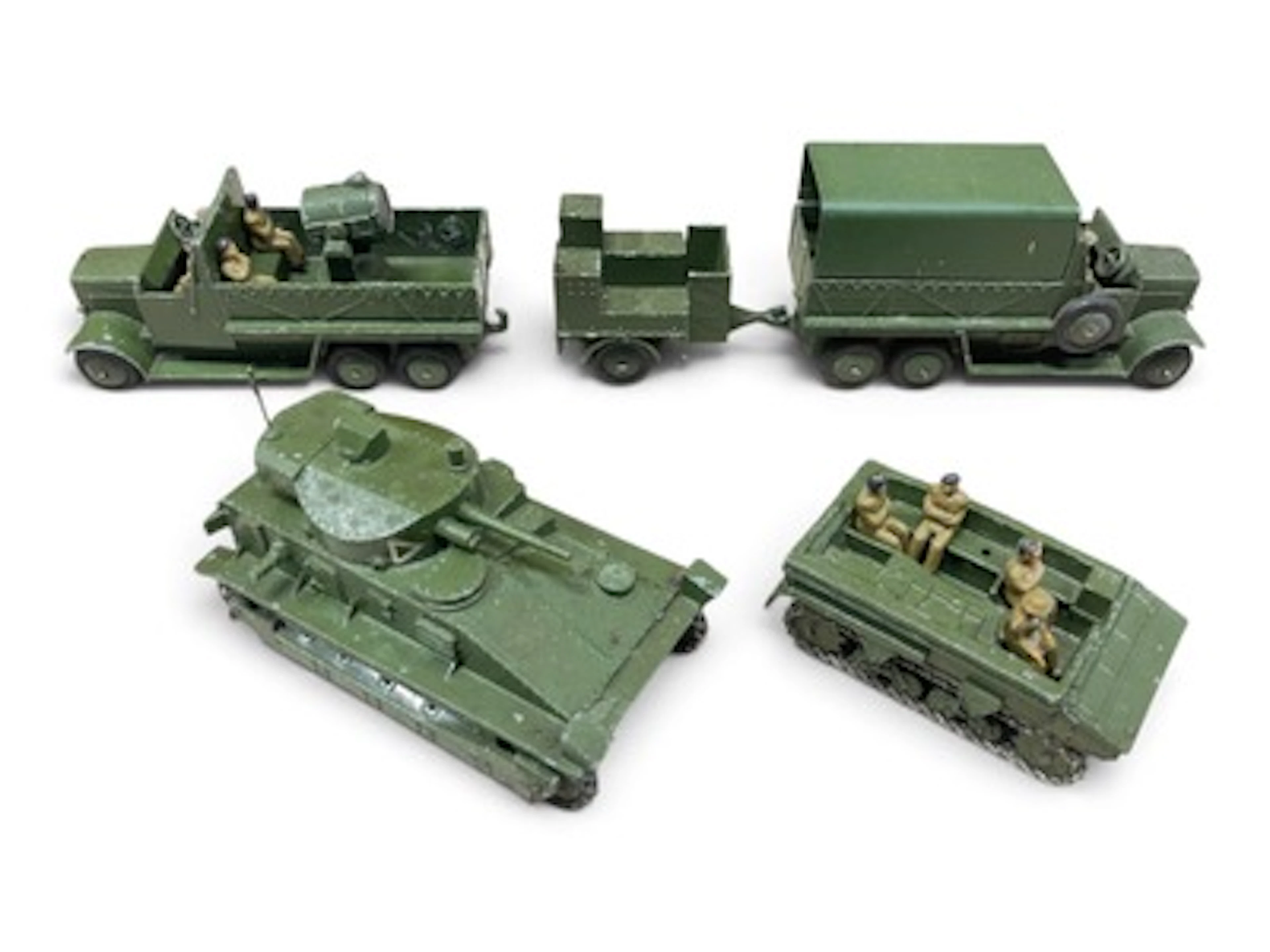 5 Early Dinky Military Vehicles