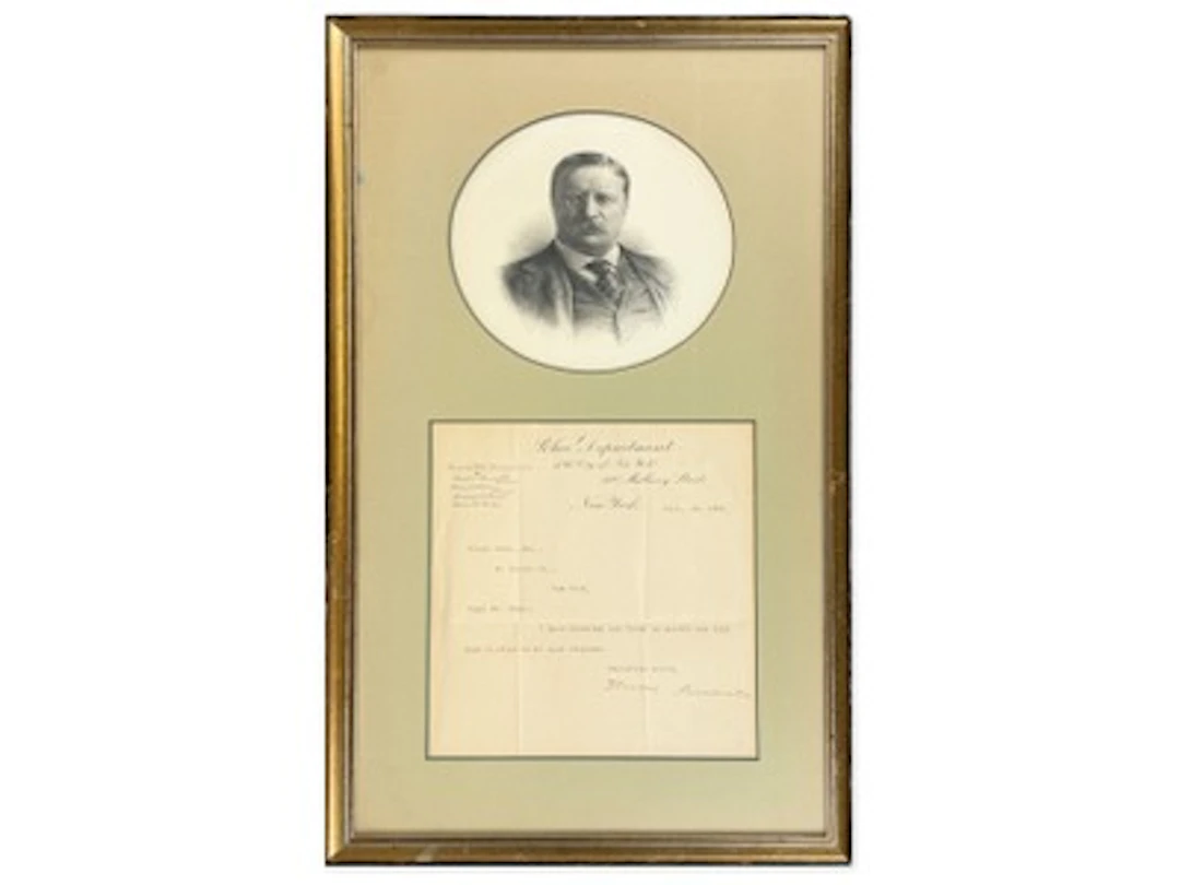 Theodore Roosevelt 1896 TLS