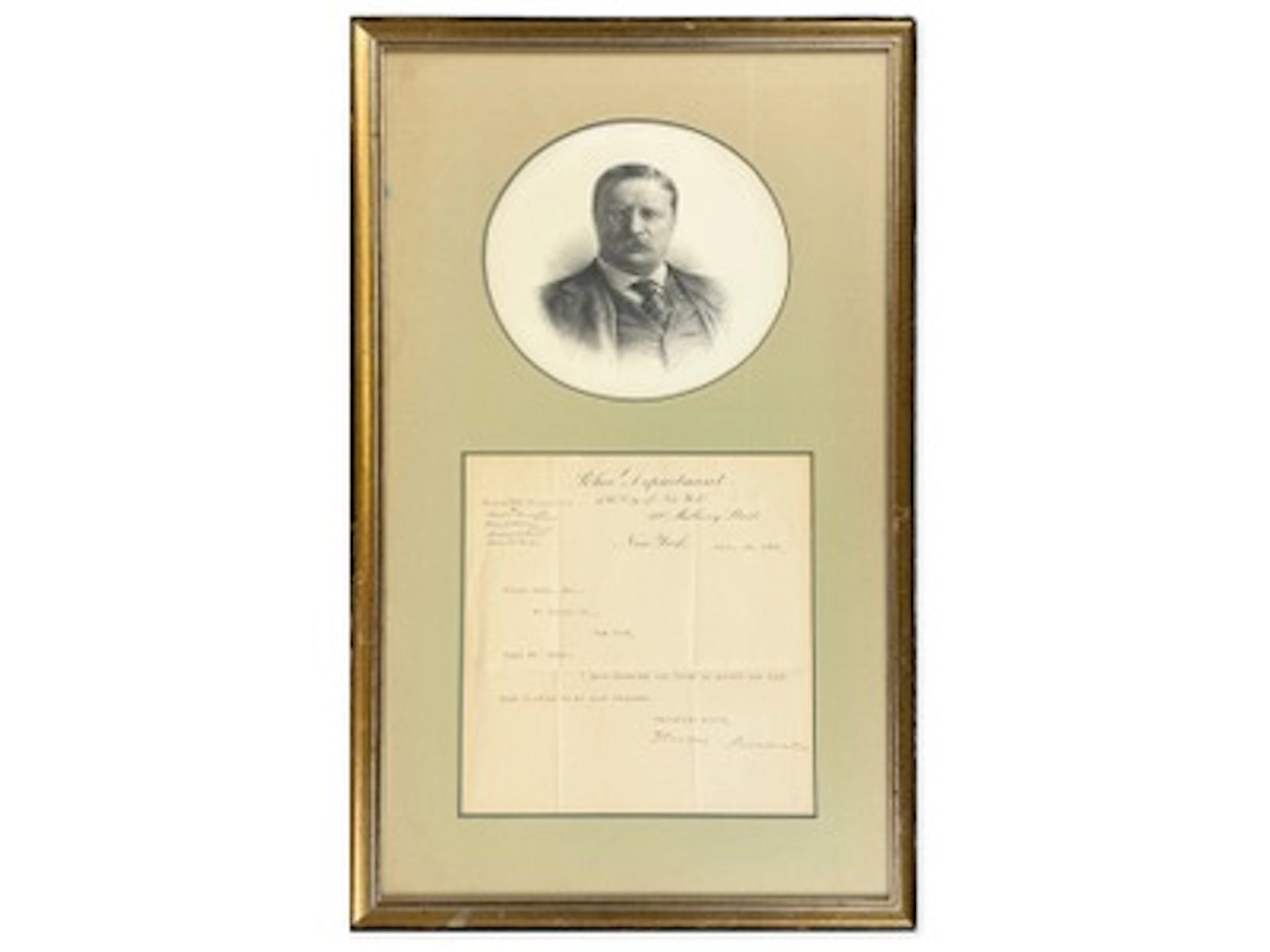 Theodore Roosevelt 1896 TLS